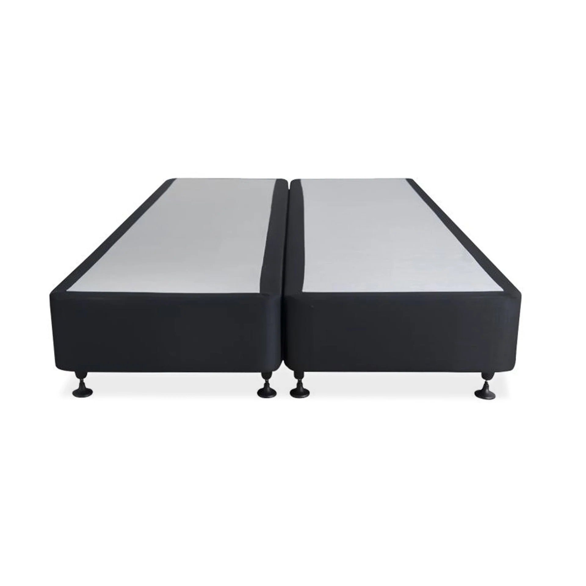 Charles Fabric King Split Bed Base 4 Drawers - Black - Image 6