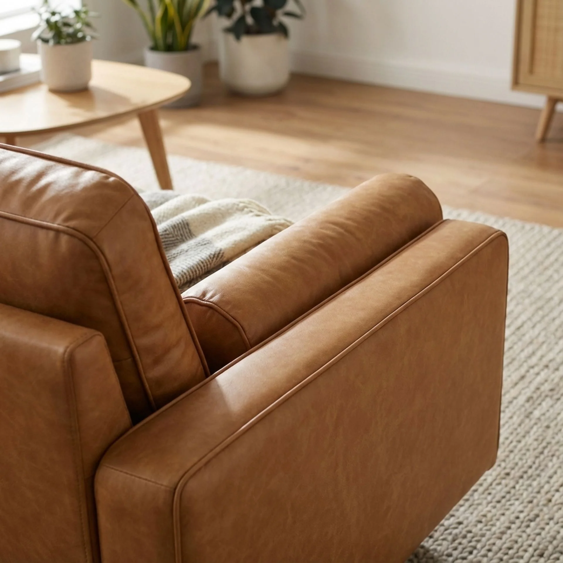Chester 3 Seater Sofa - Honey Tan - Image 9