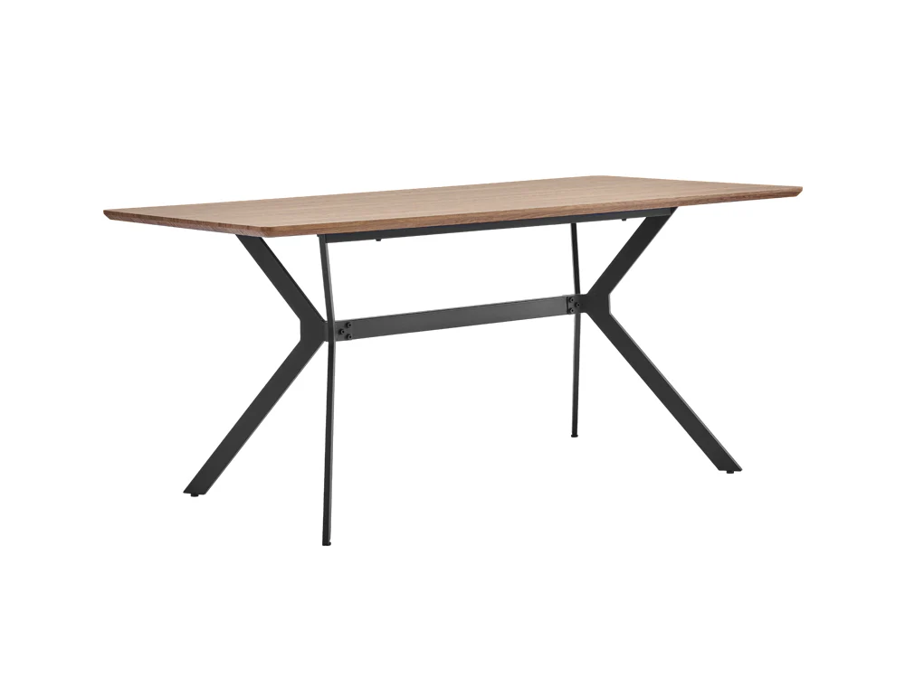 CLAUDE Dining Table Rectangle 160x90cm - WALNUT - Image 4