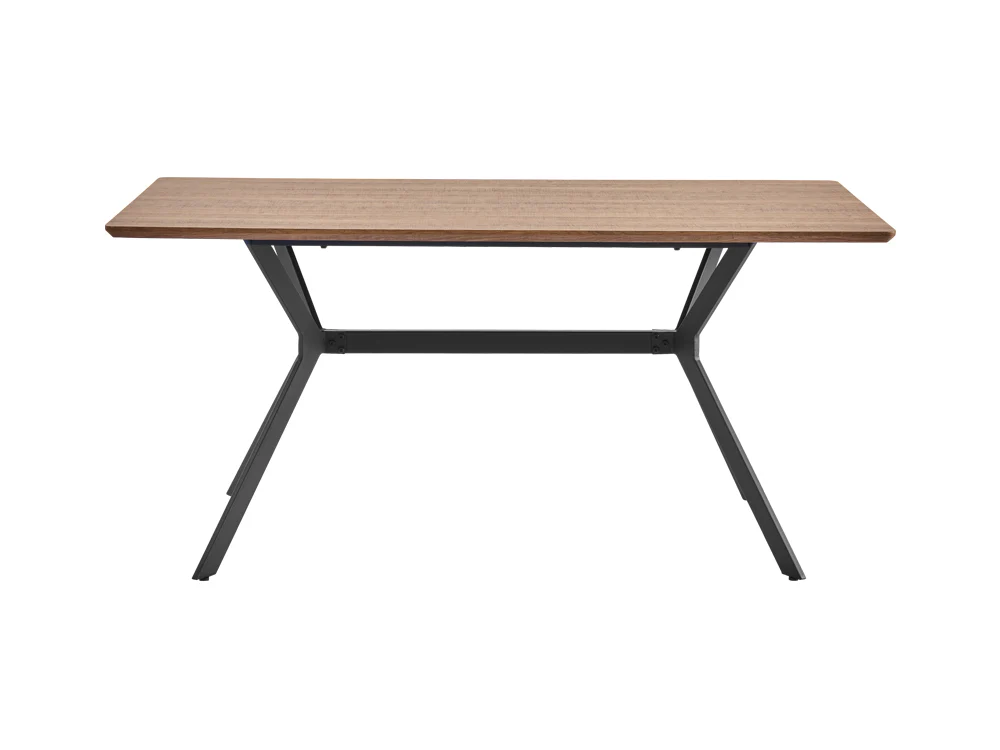 CLAUDE Dining Table Rectangle 160x90cm - WALNUT - Image 7