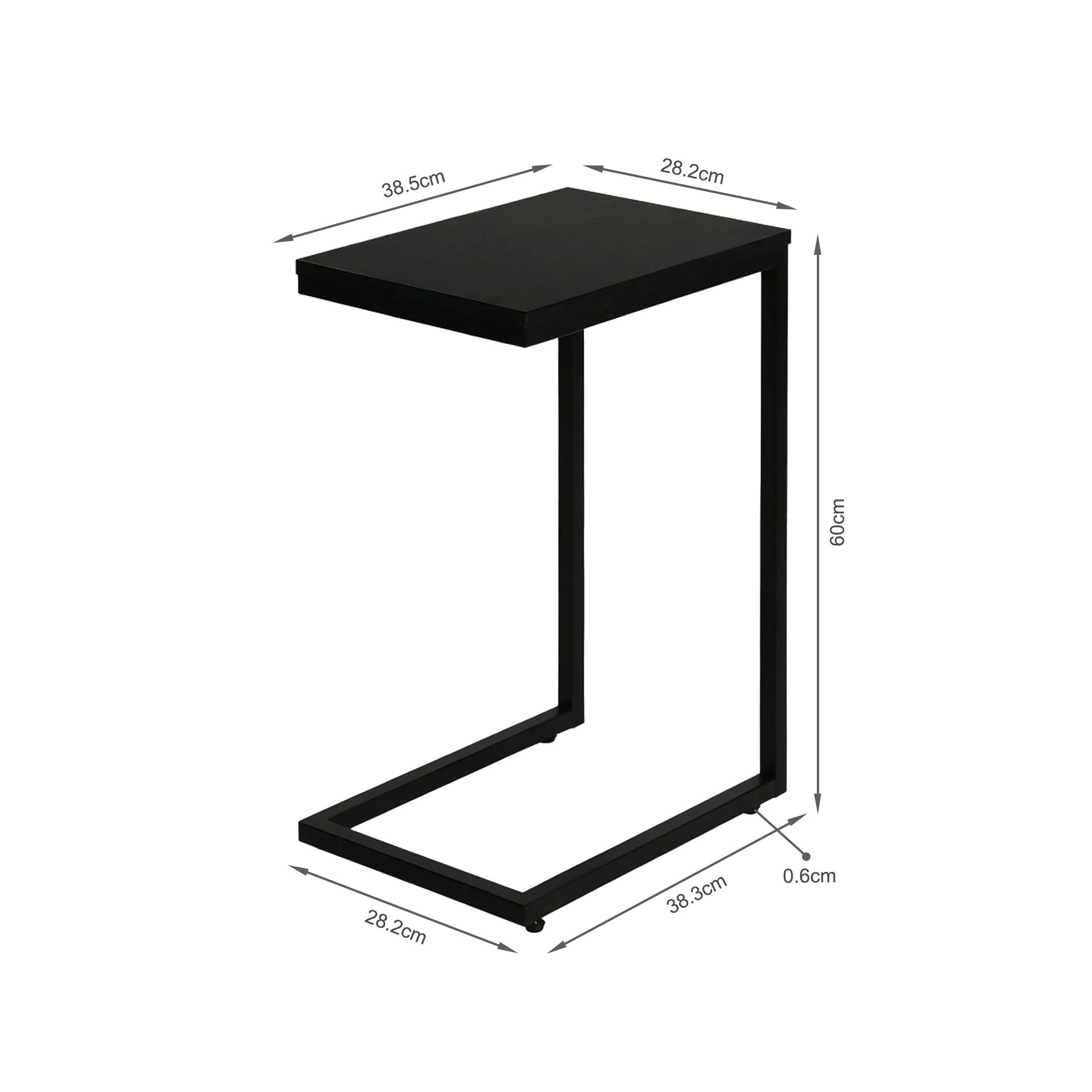 Clavia Side Table - Black - Image 11