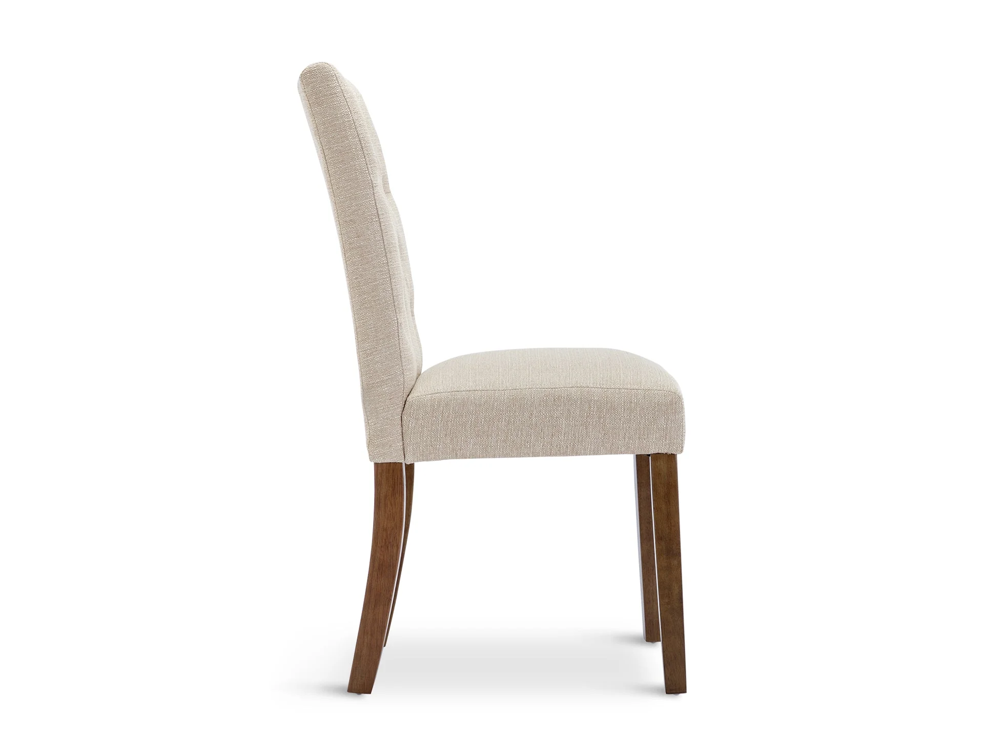 Lucia Upholstered Dining Chair - Set of 2 - Beige - Image 4