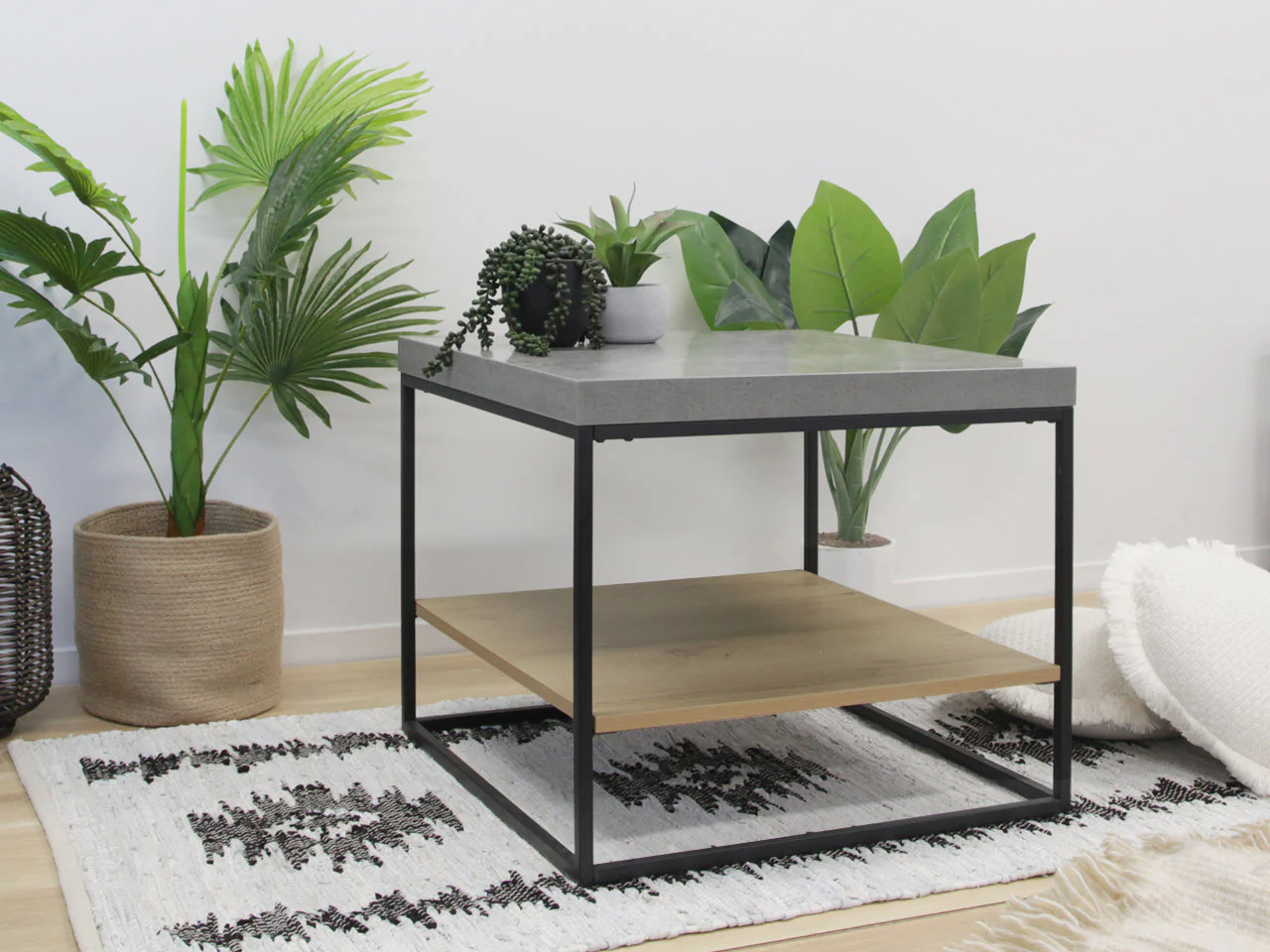CLIFFORD Square Coffee Table Side Table - Image 2