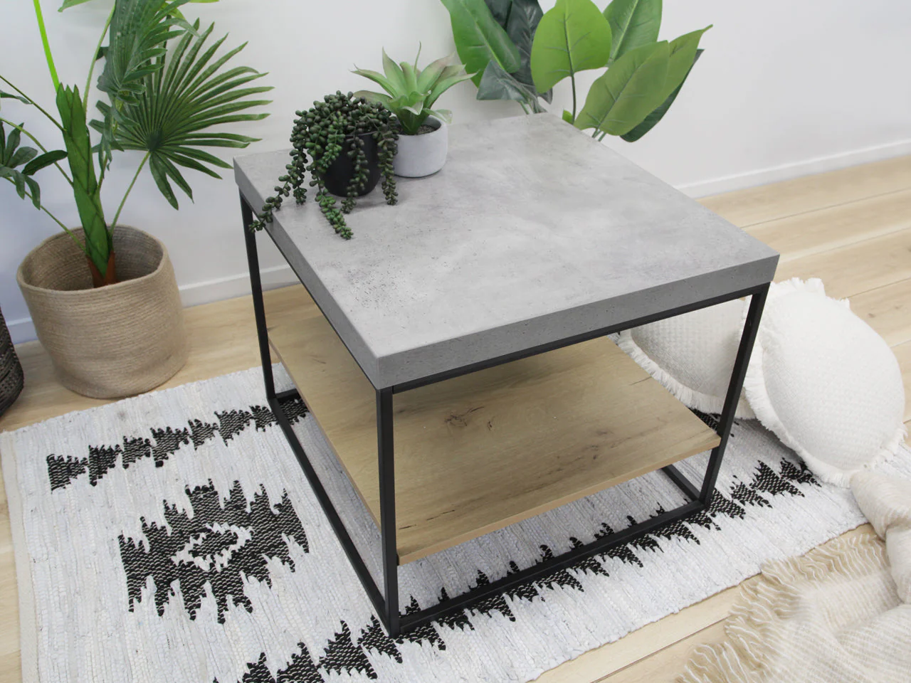 CLIFFORD Square Coffee Table Side Table - Image 3