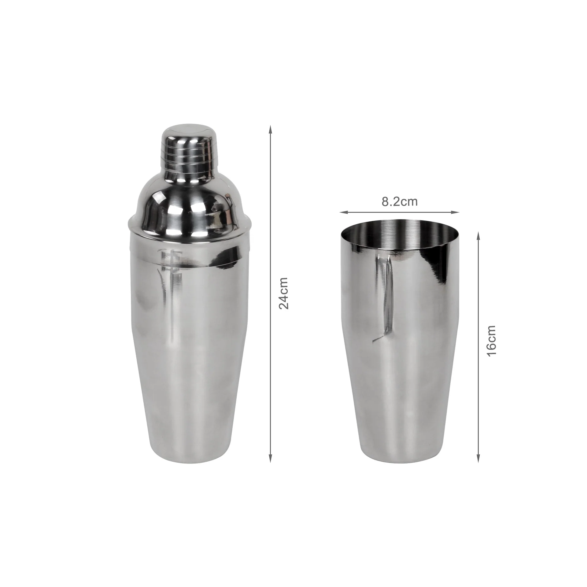 Stainless Steel Barware Martini Cocktail Shaker Mixer Kit Set - Image 8