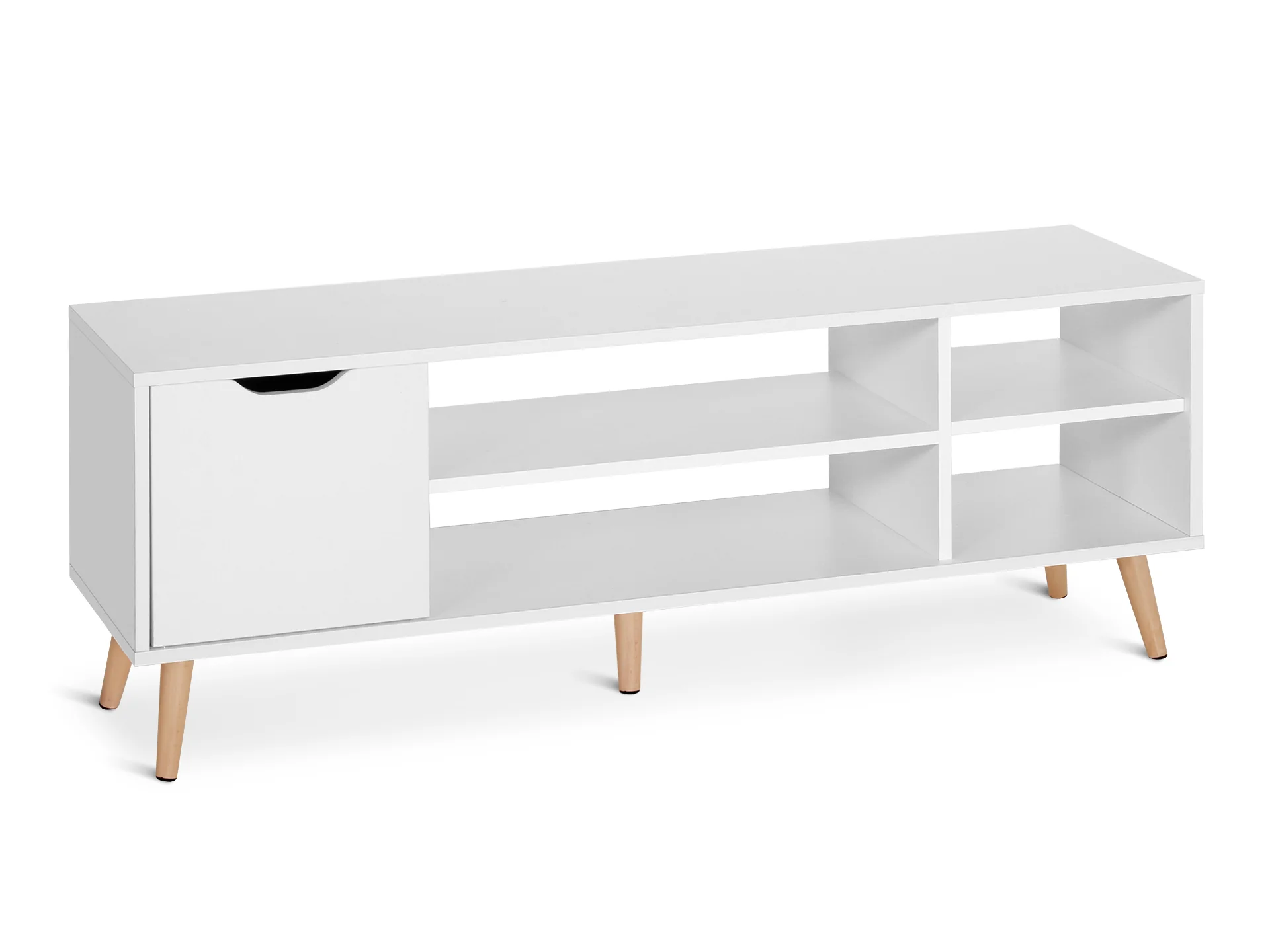 Como 1.2m Entertainment Unit - White - Image 2