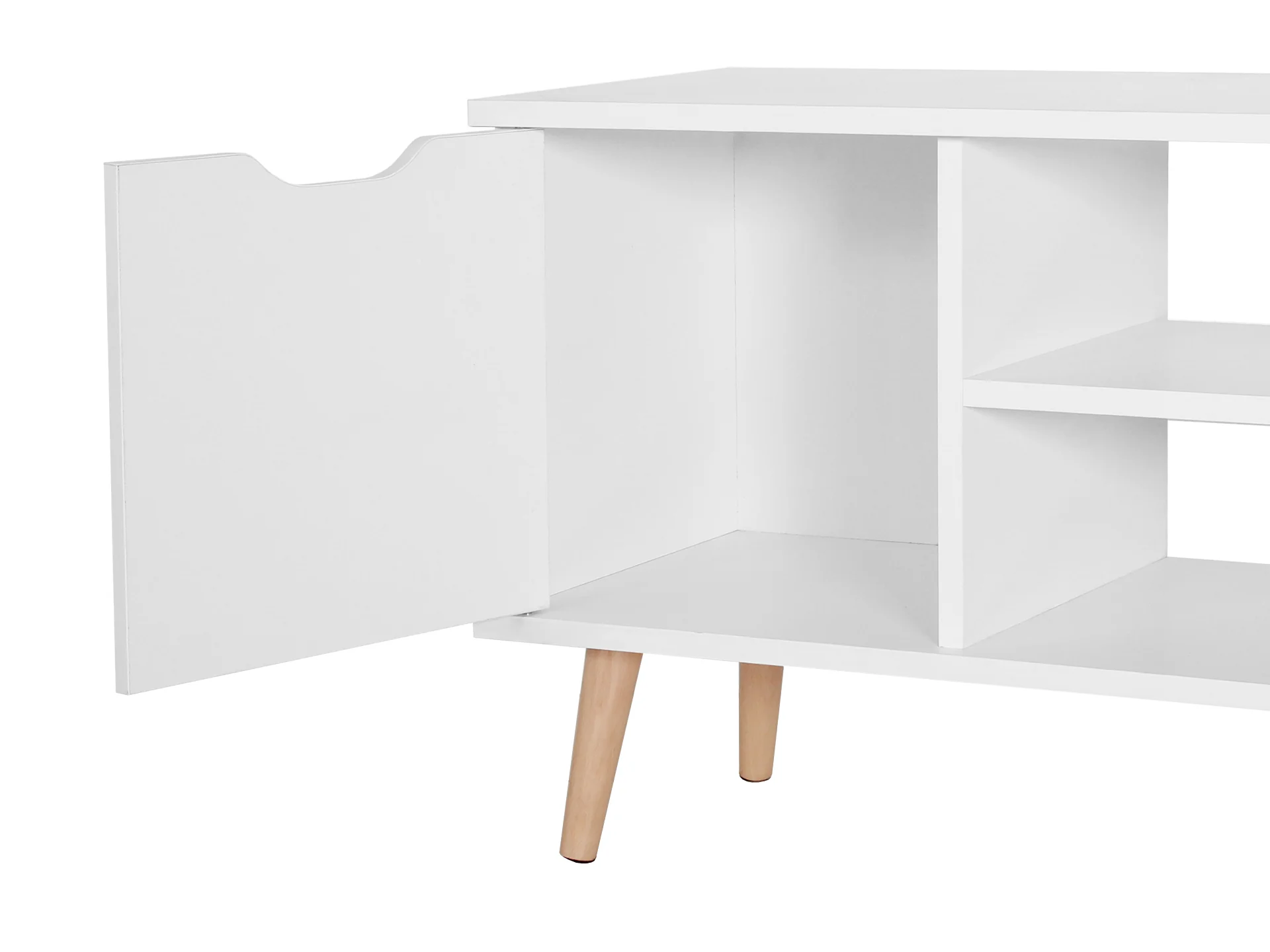Como 1.2m Entertainment Unit - White - Image 4