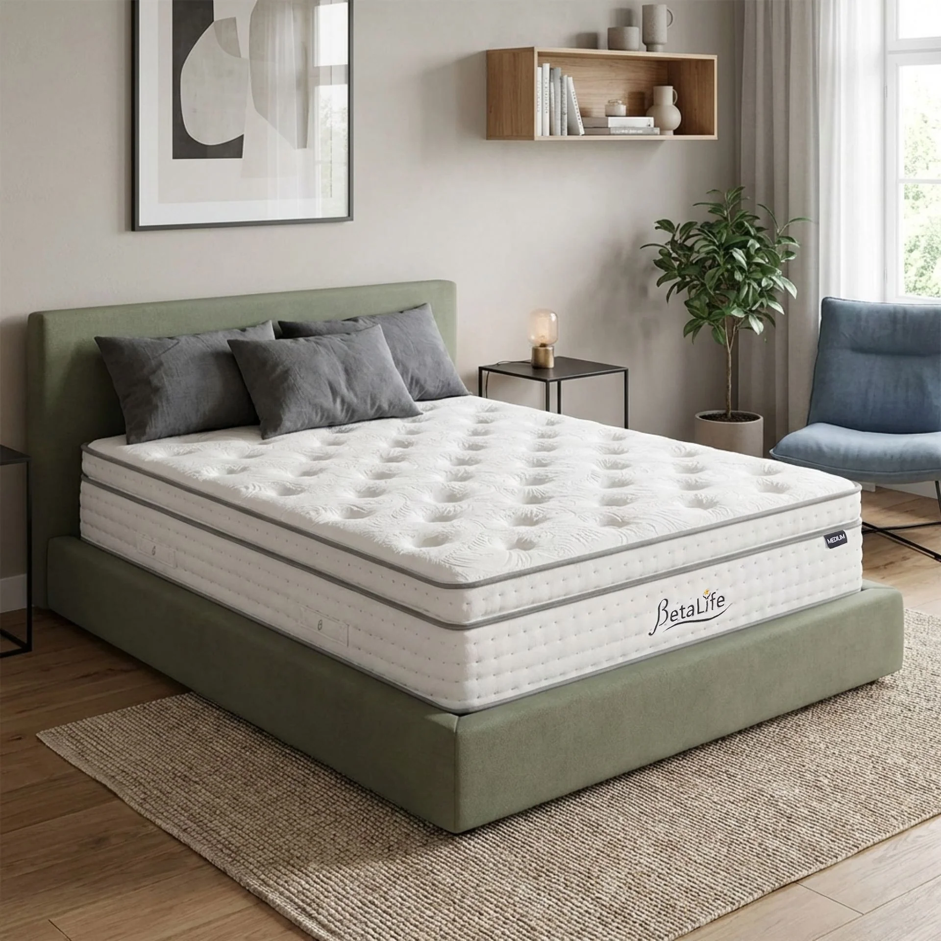 Cosy Elite Micro Pocket Spring Medium Plush Mattress - Double - Image 14