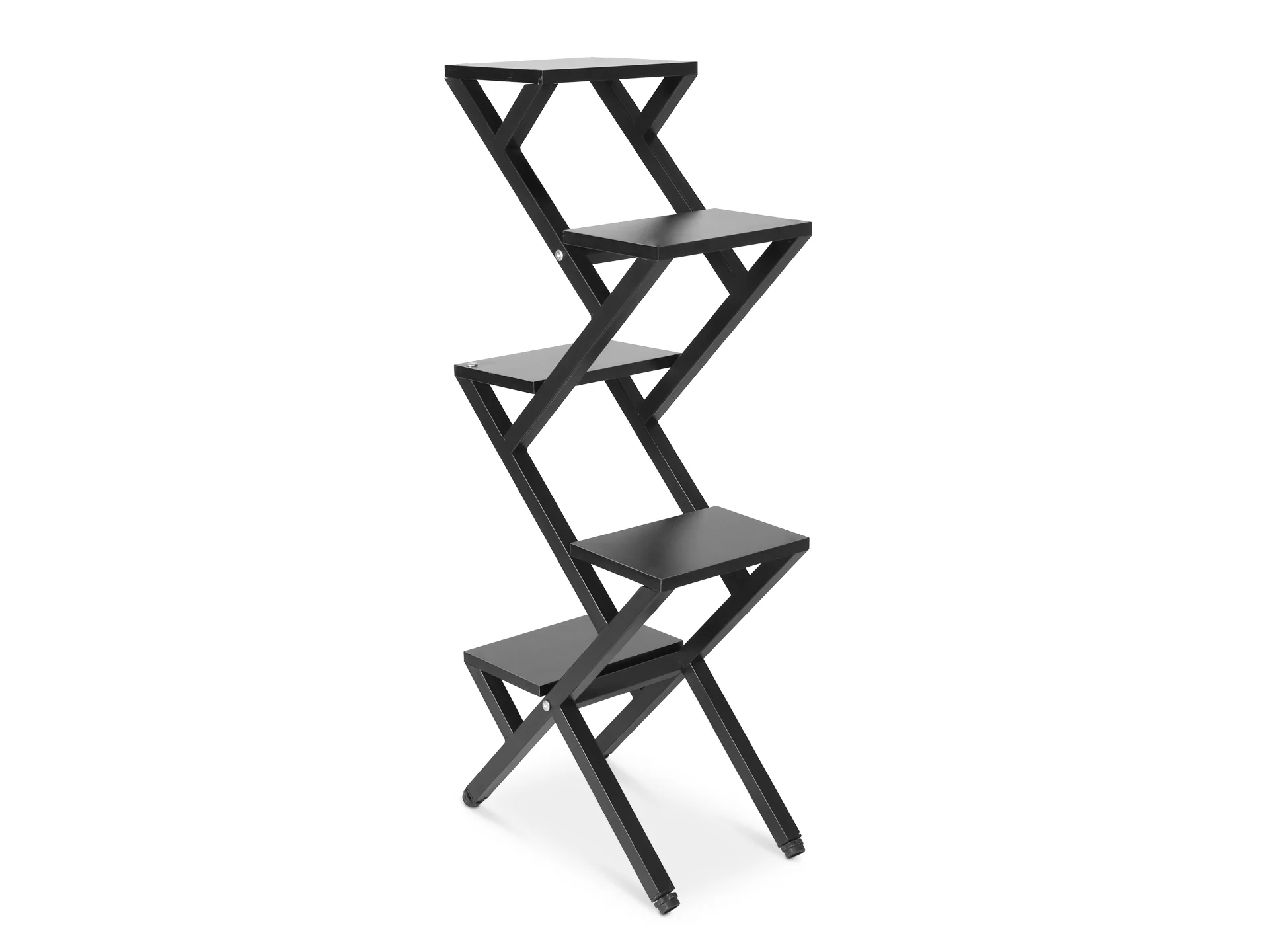 CRANE 5 Tier Plant Stand - BLACK - Image 4