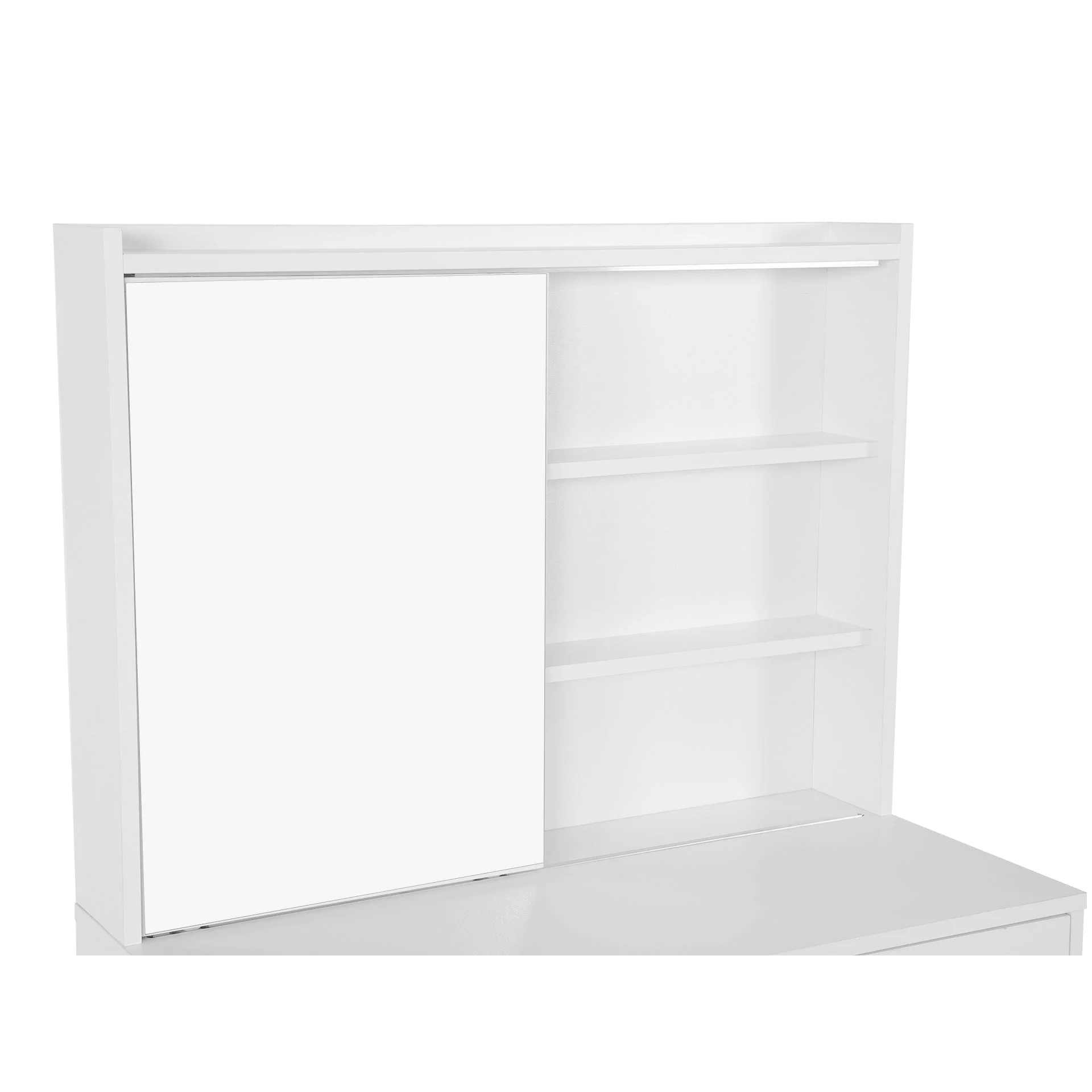 Crocus Dressing Table with Drawers Set 2pcs - White - Image 9