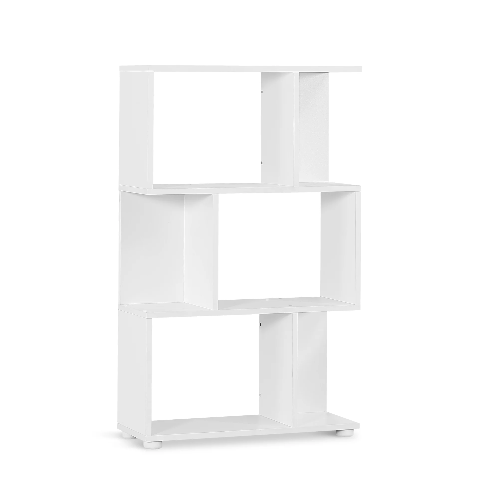 Cubo 3 Tier Bookshelf Display Shelf - White - Image 7