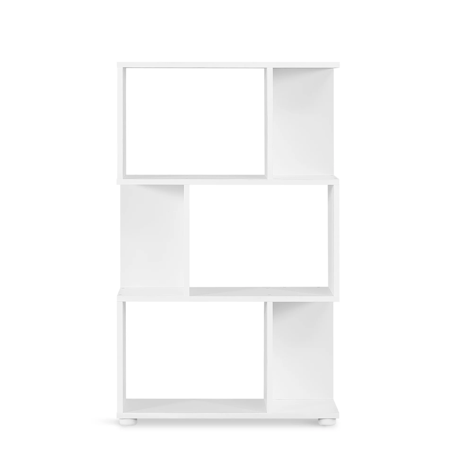Cubo 3 Tier Bookshelf Display Shelf - White - Image 8