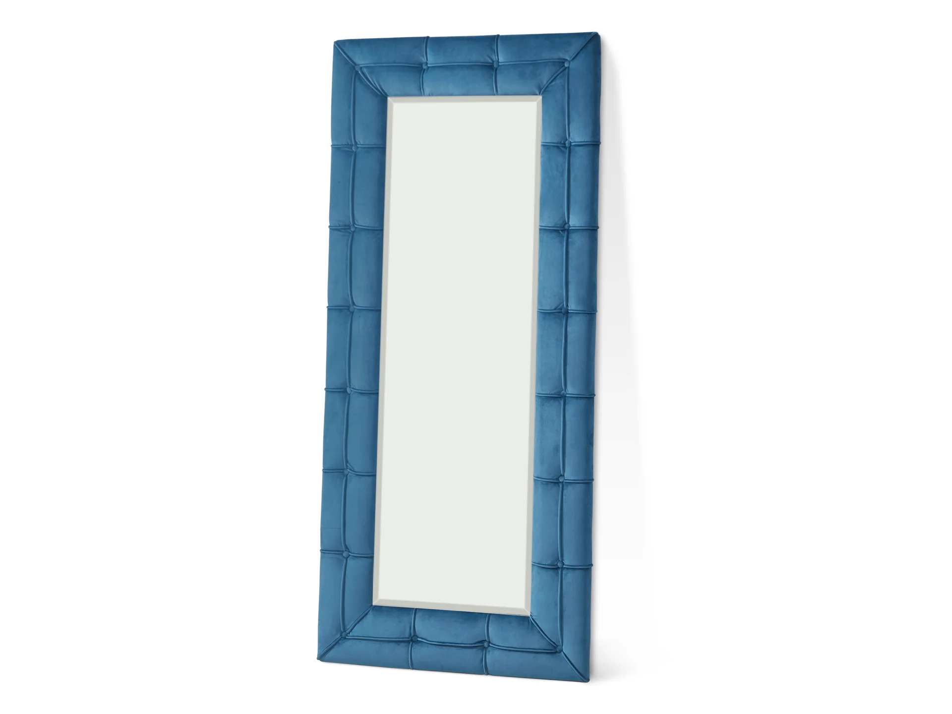Cukoos Velvet Standing Mirror - Blue - Image 6