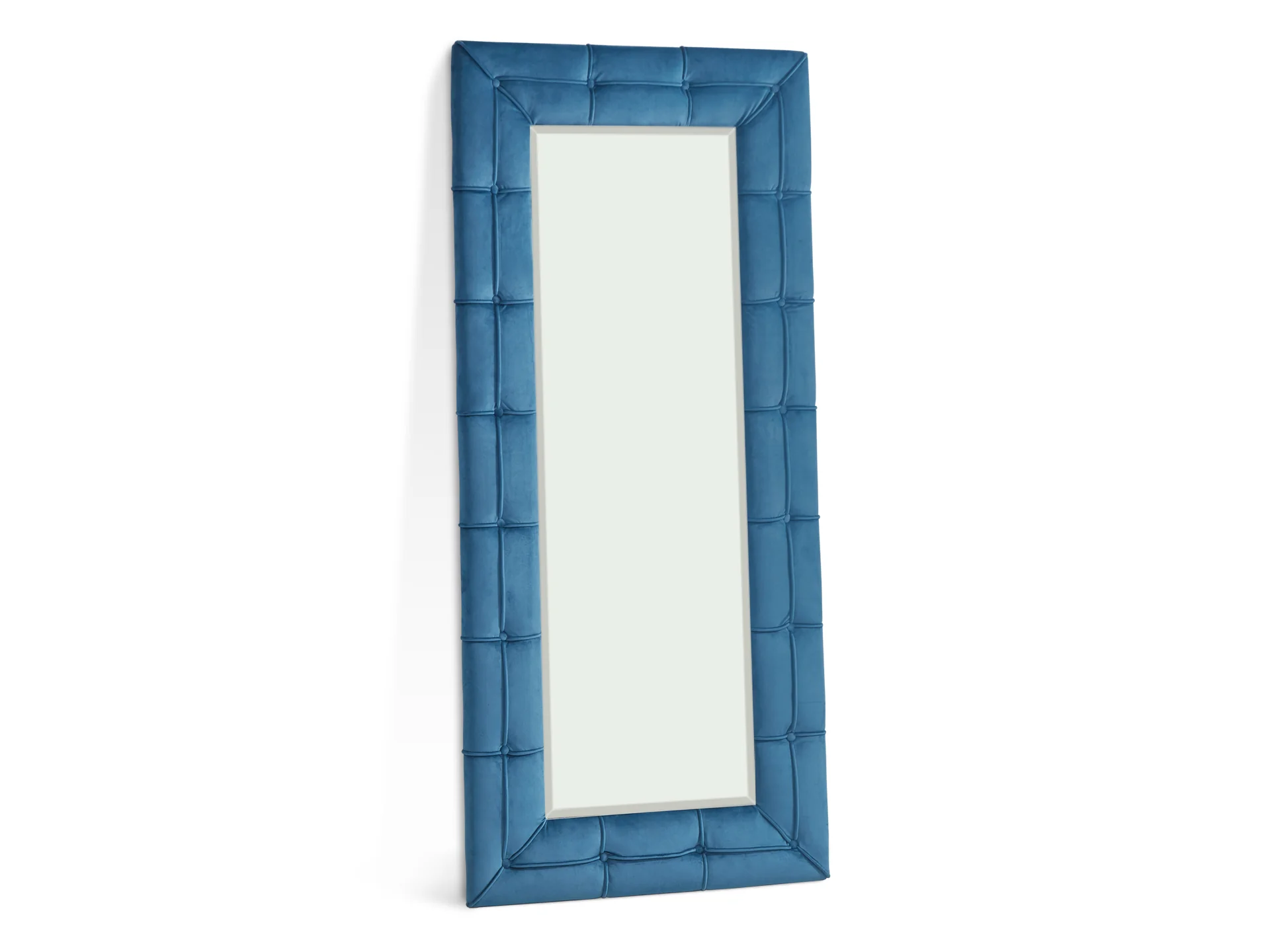 Cukoos Velvet Standing Mirror - Blue - Image 7