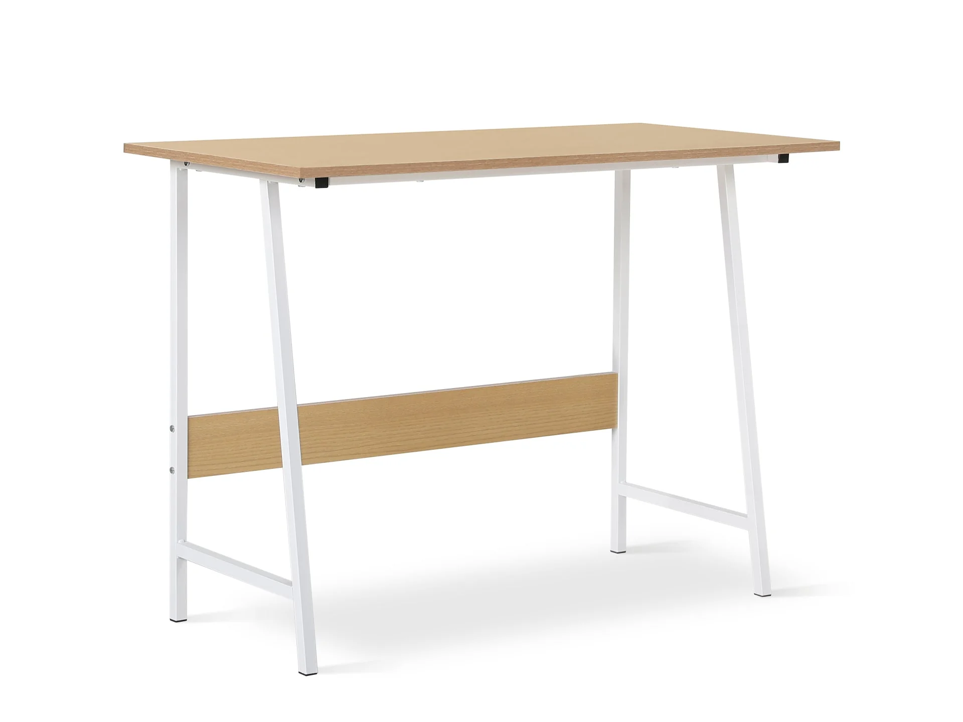 Daniel 100cm Computer Desk - Maple + White - Image 2