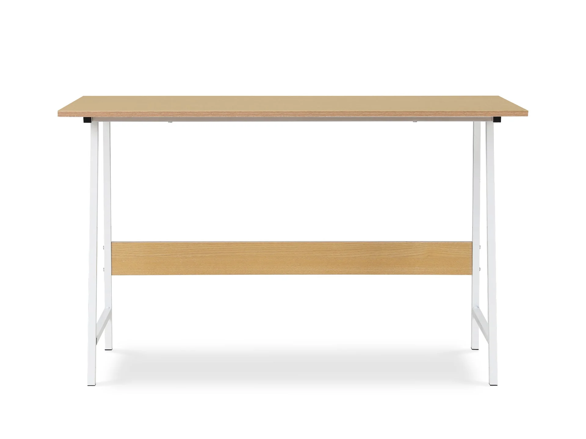 Daniel 120cm Computer Desk - Maple + White - Image 3