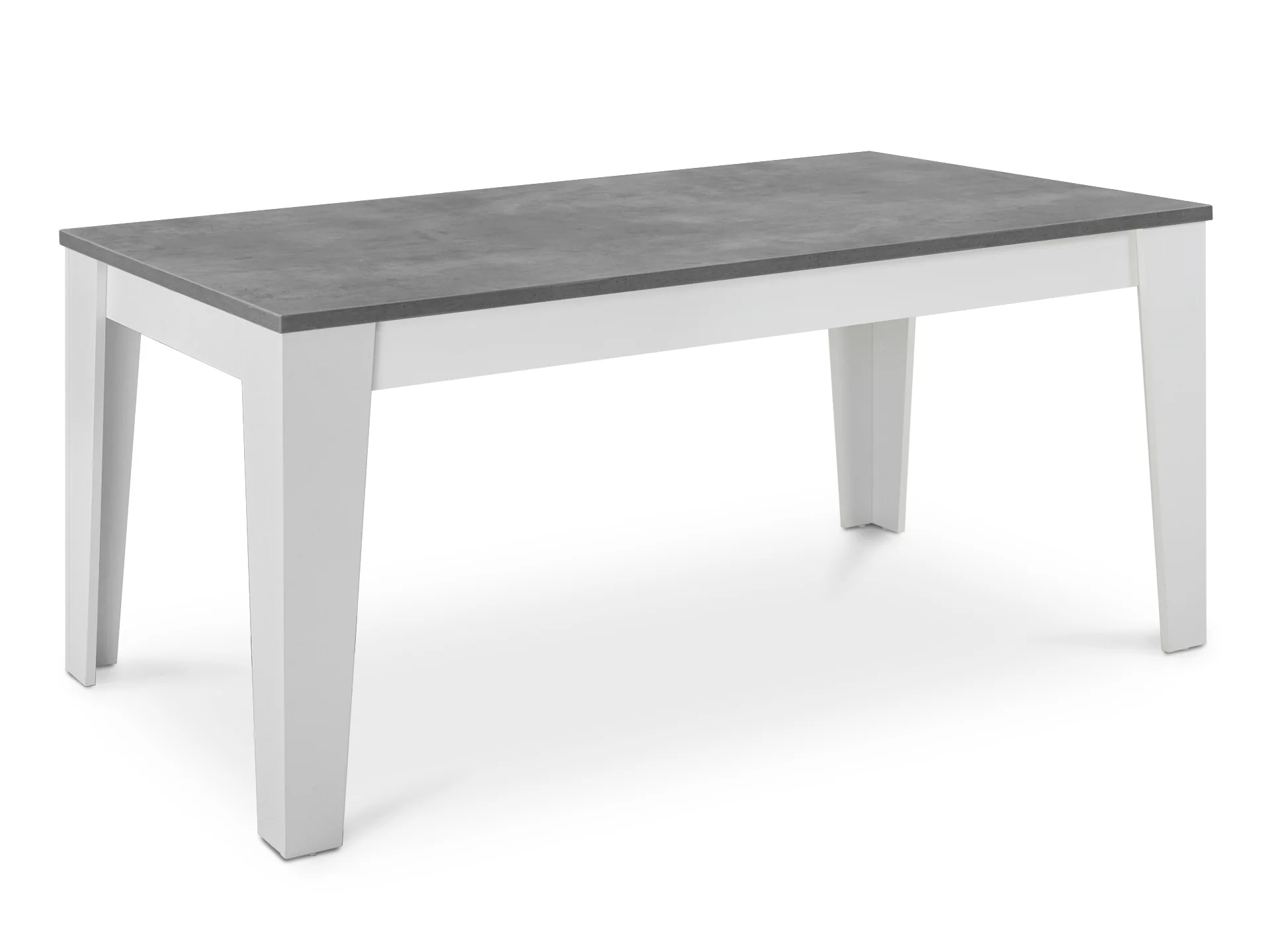 Desta Dining Table Rectangle 160x90cm - White - Image 2