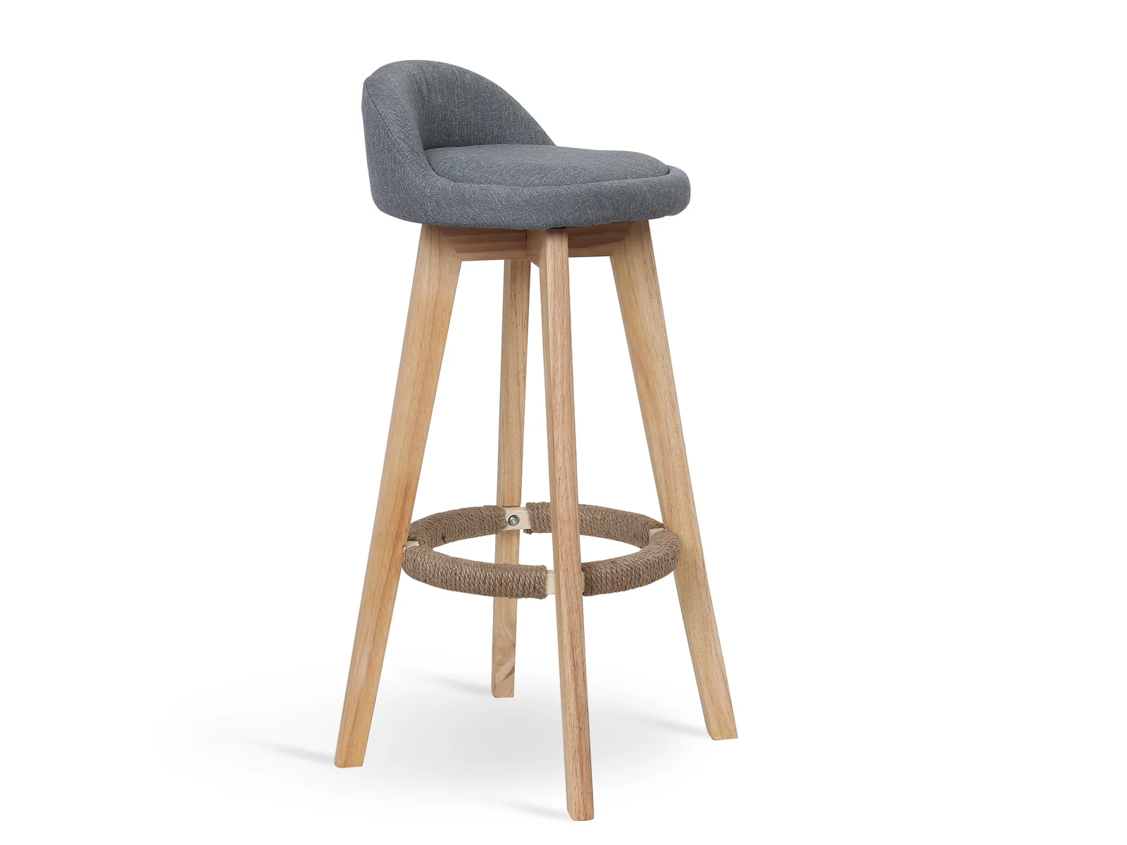 DOE Bar Stool Wooden Barstool 2PCS - Image 2