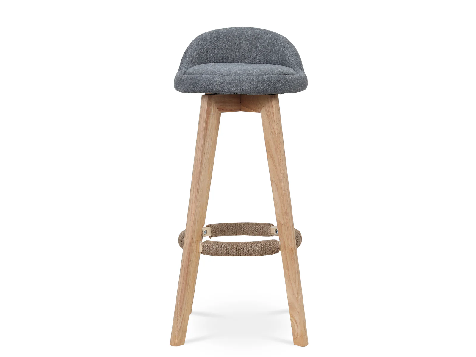 DOE Bar Stool Wooden Barstool 2PCS - Image 4