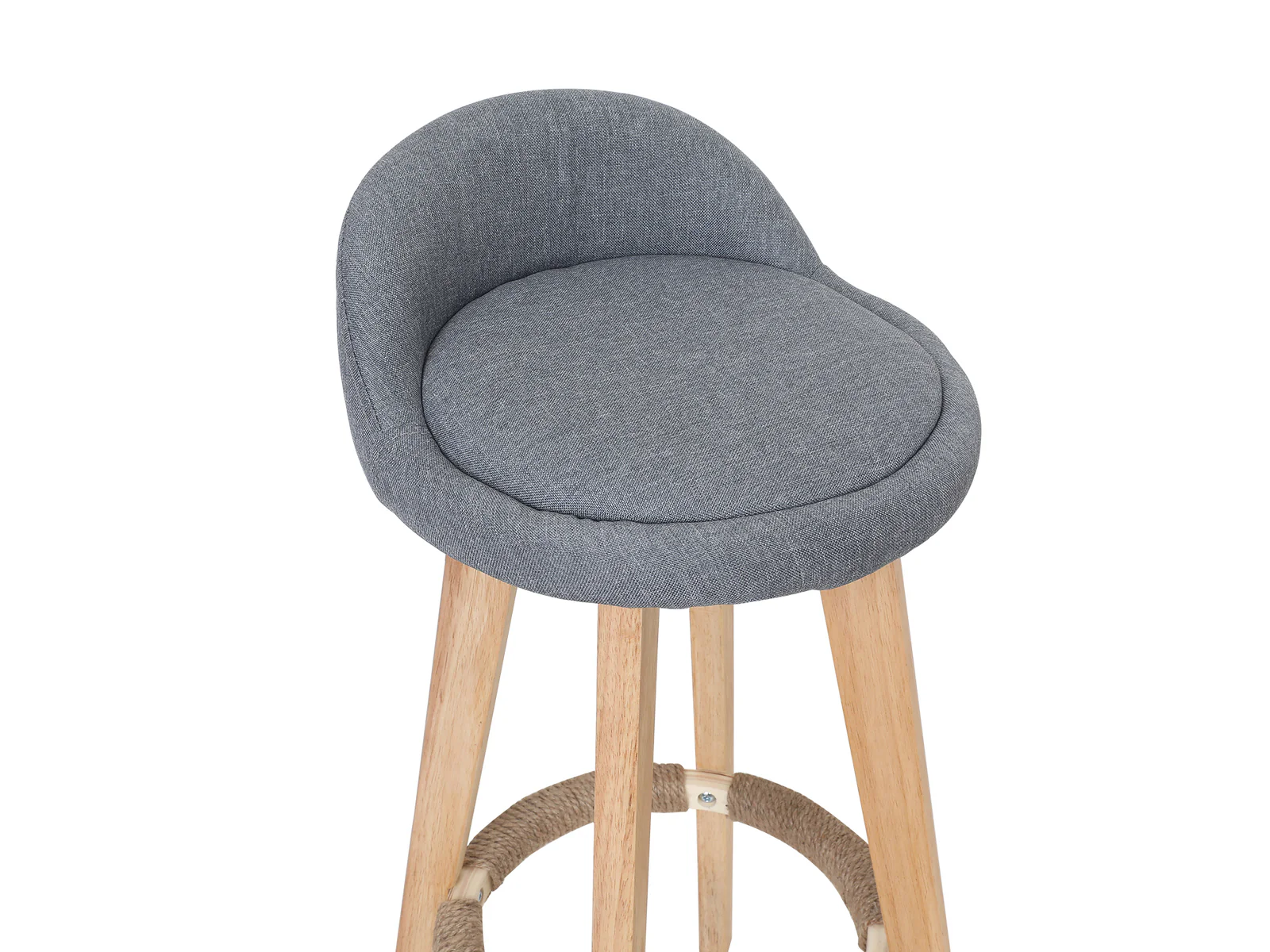 DOE Bar Stool Wooden Barstool 2PCS - Image 5