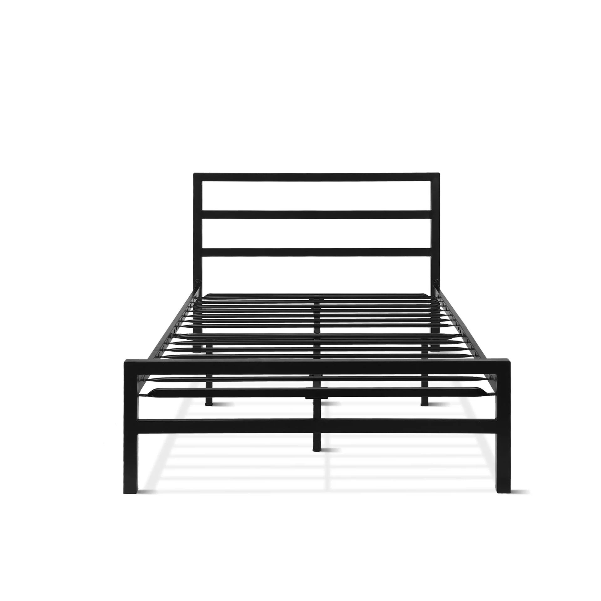 Dowe King Single Metal Bed Frame - Black - Image 3