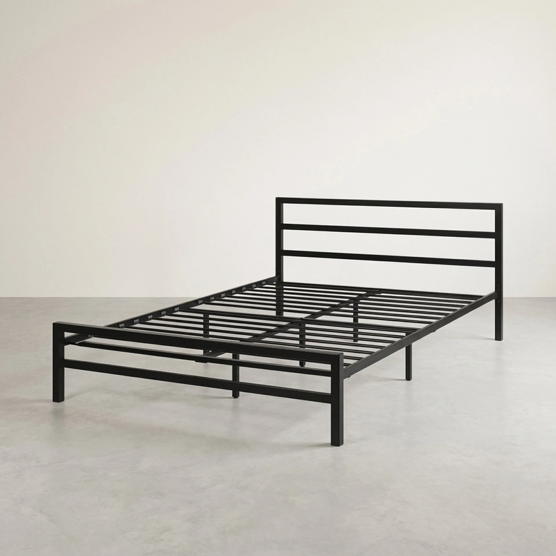 Dowe Queen Metal Bed Frame - Black - Image 7