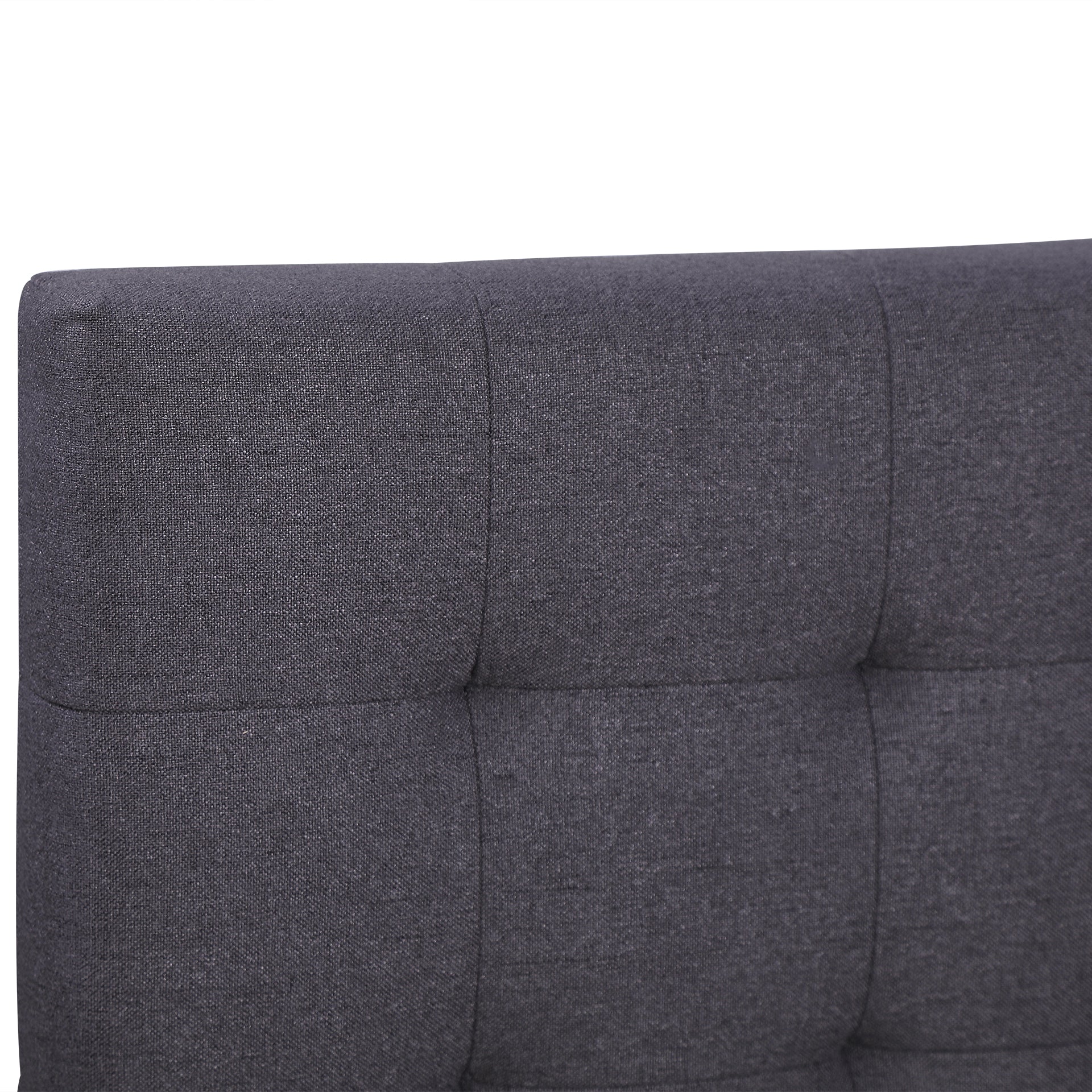 Eleanor Queen Bed Frame with 4 Drawers - Dark Grey - Image 11