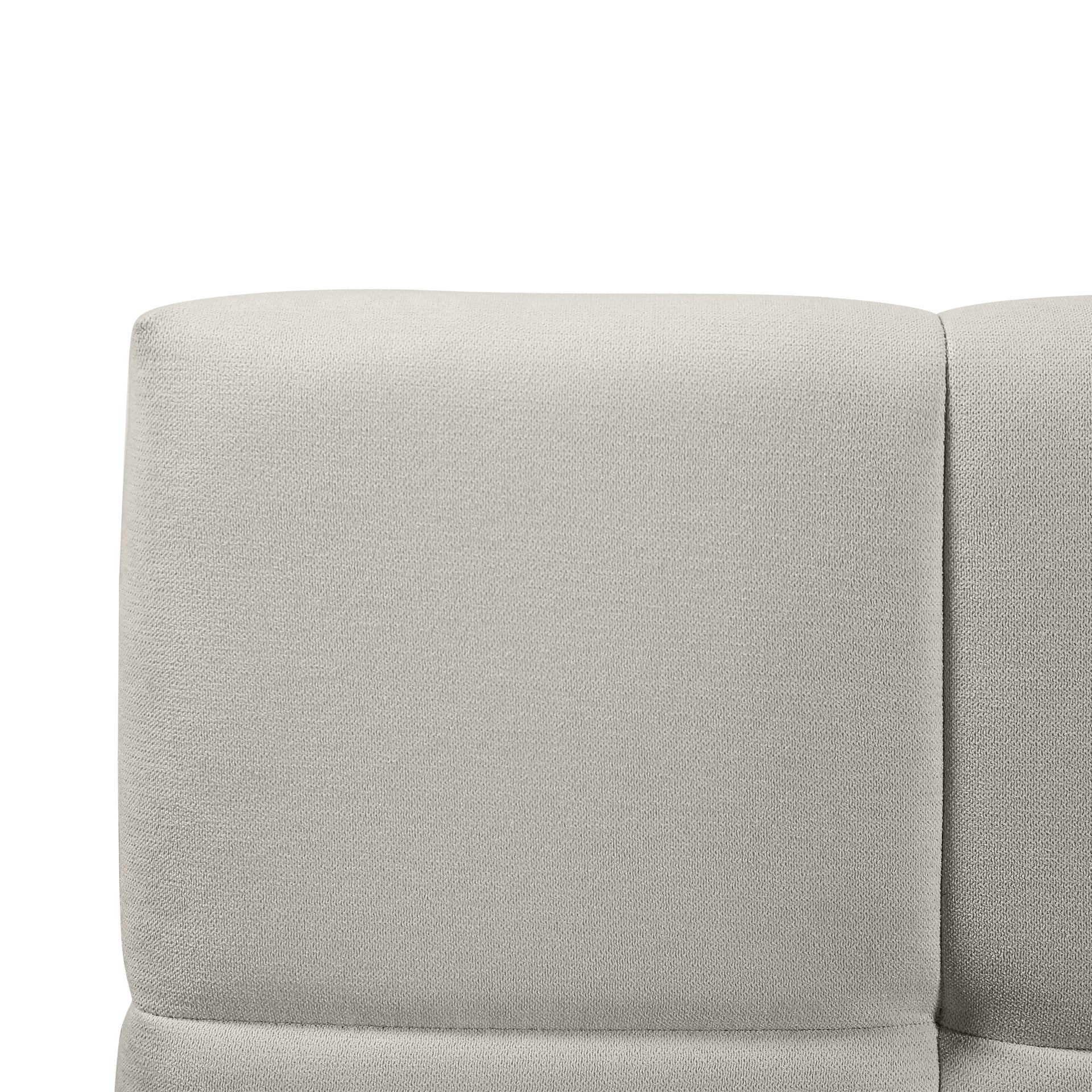 Elizabeth Queen Gas Lift Bed Frame - Beige - Image 11