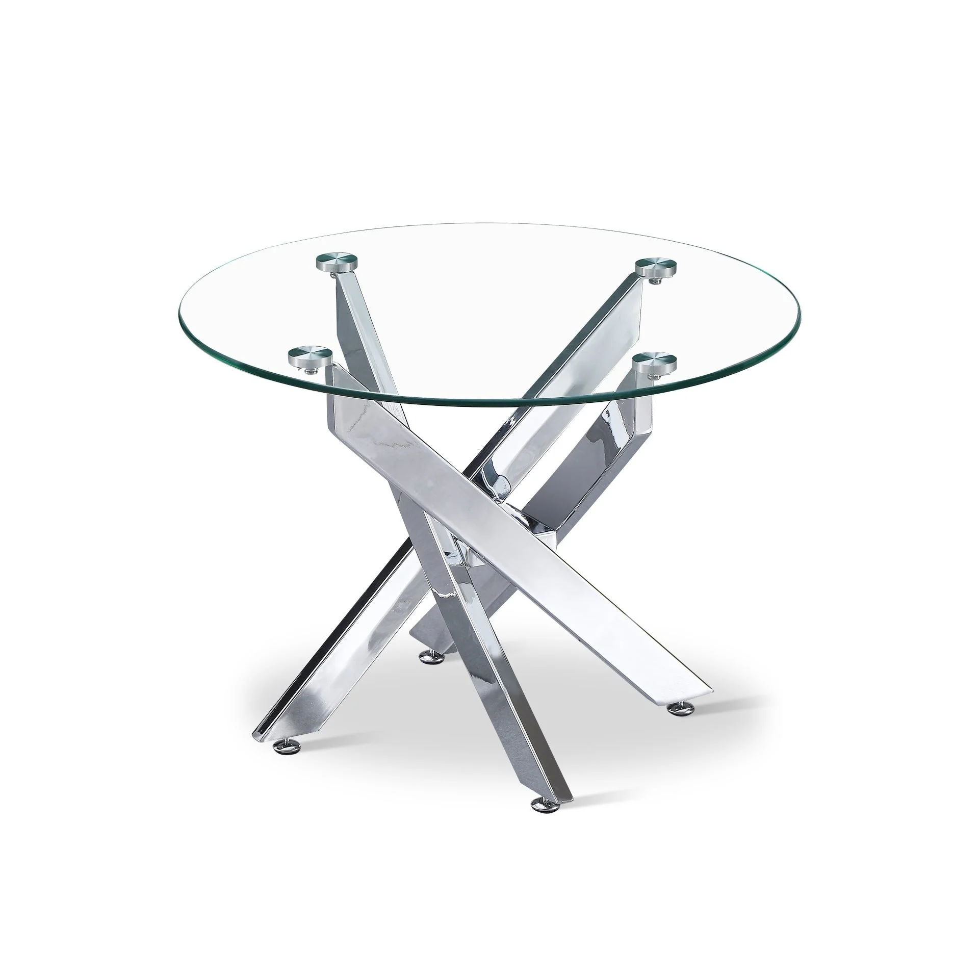 Ember Tempered Glass Round Coffee Table - Image 5