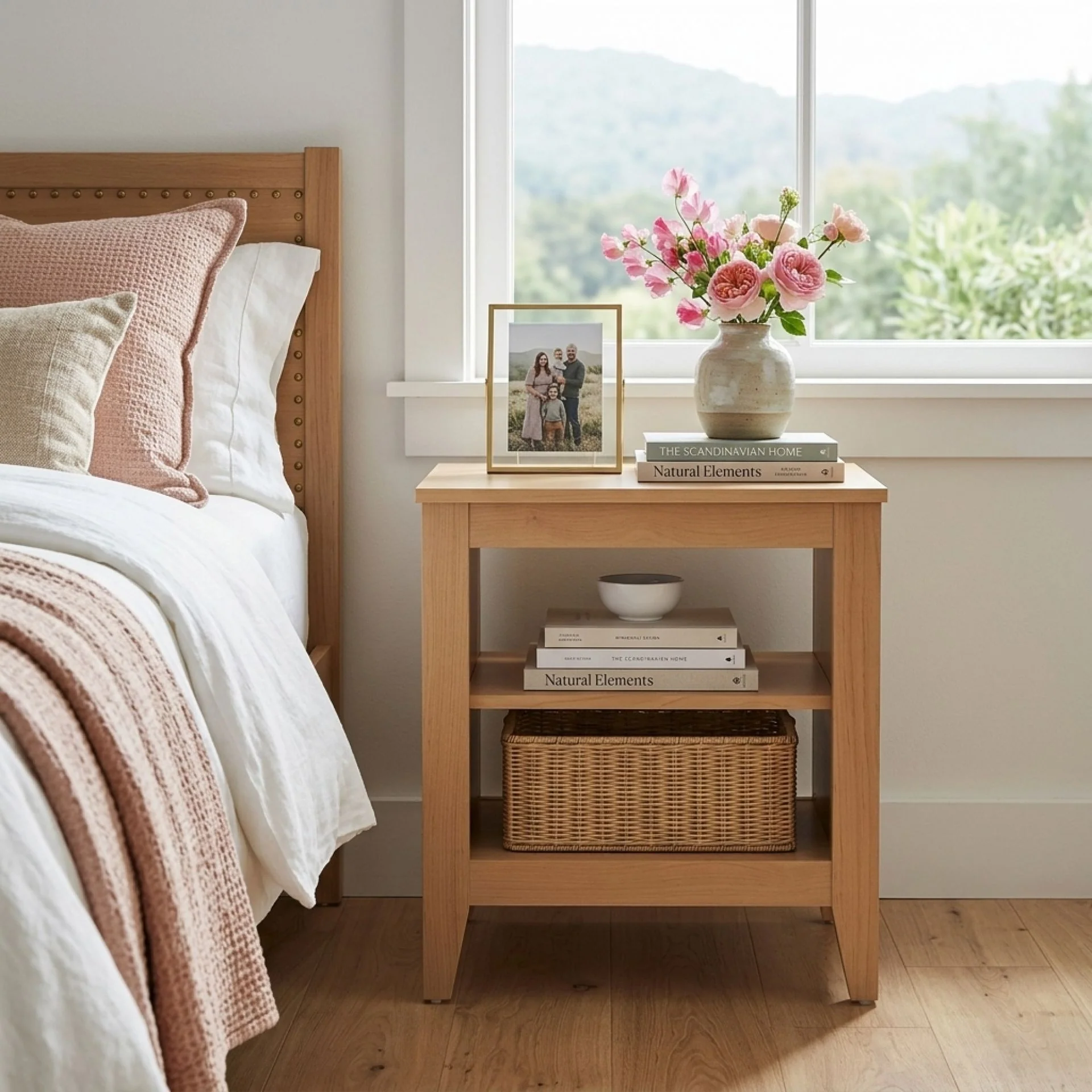 Eyre Bedside Table - Maple - Image 3