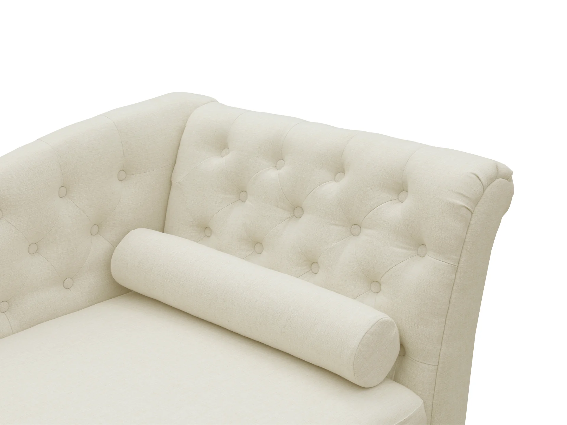 Florence Chaise Lounge Sofa - Beige - Image 5