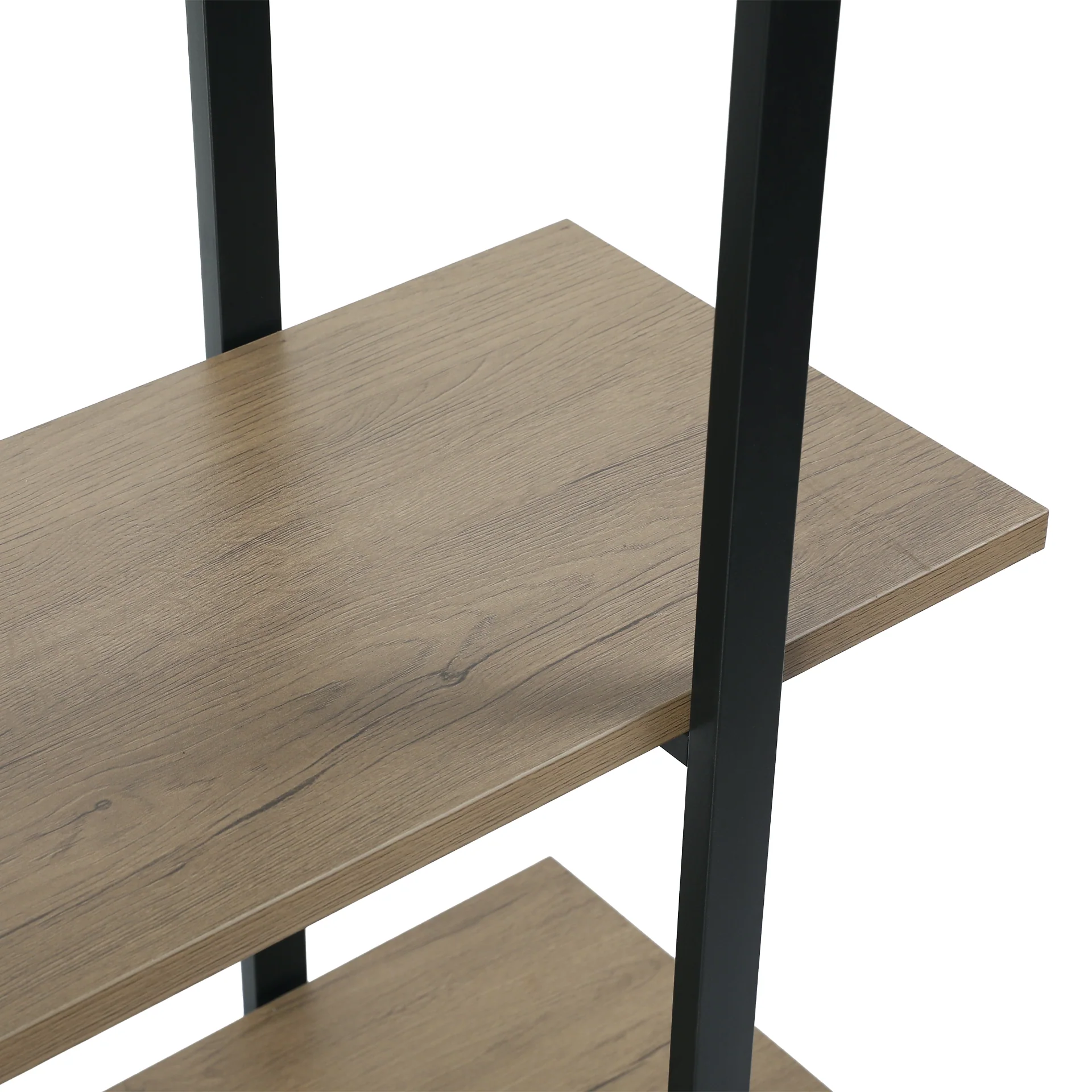 Forge 3 Tier Bookshelf - Light Grey Wood - Image 10