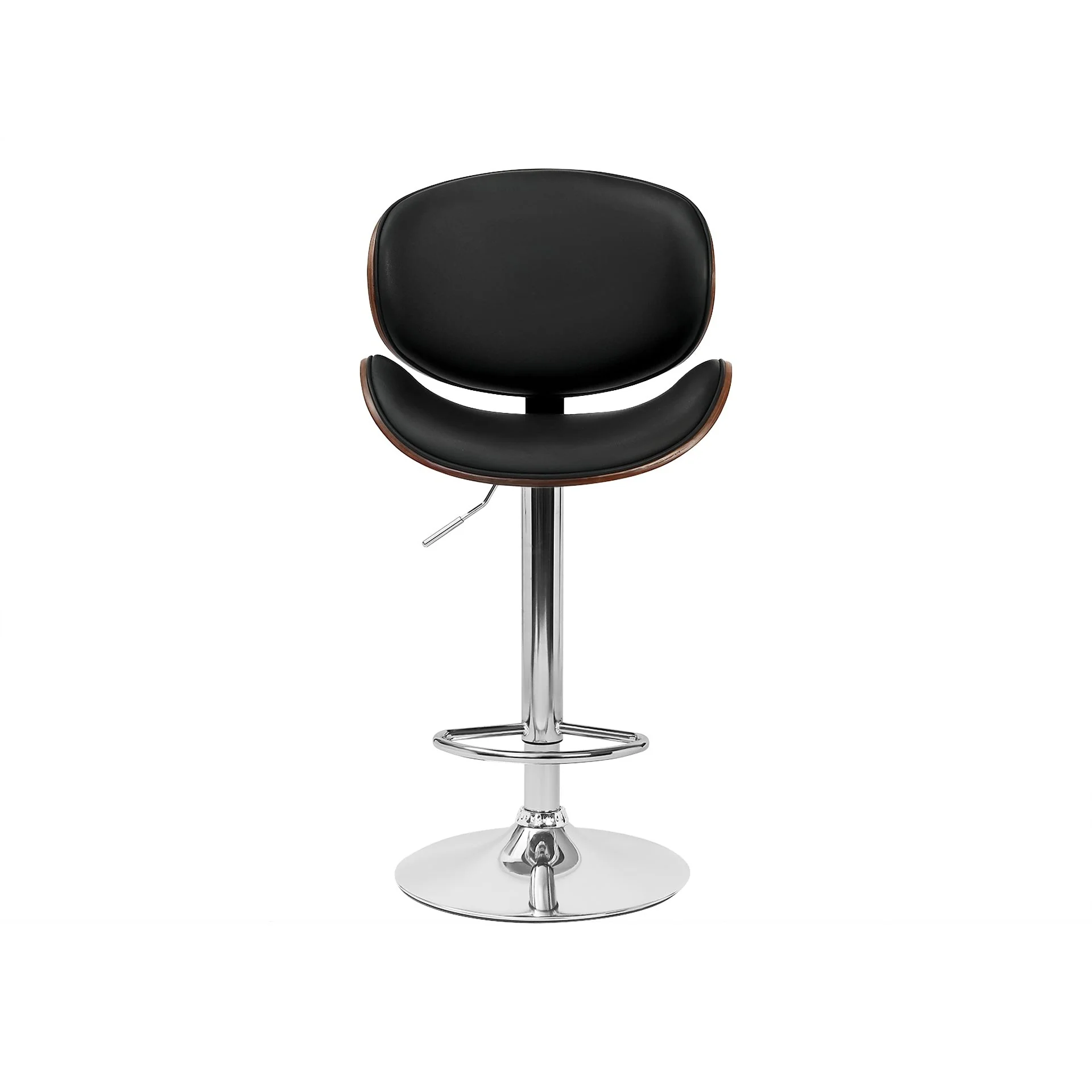 Foti Swivel Bar Stool - Black - Image 9