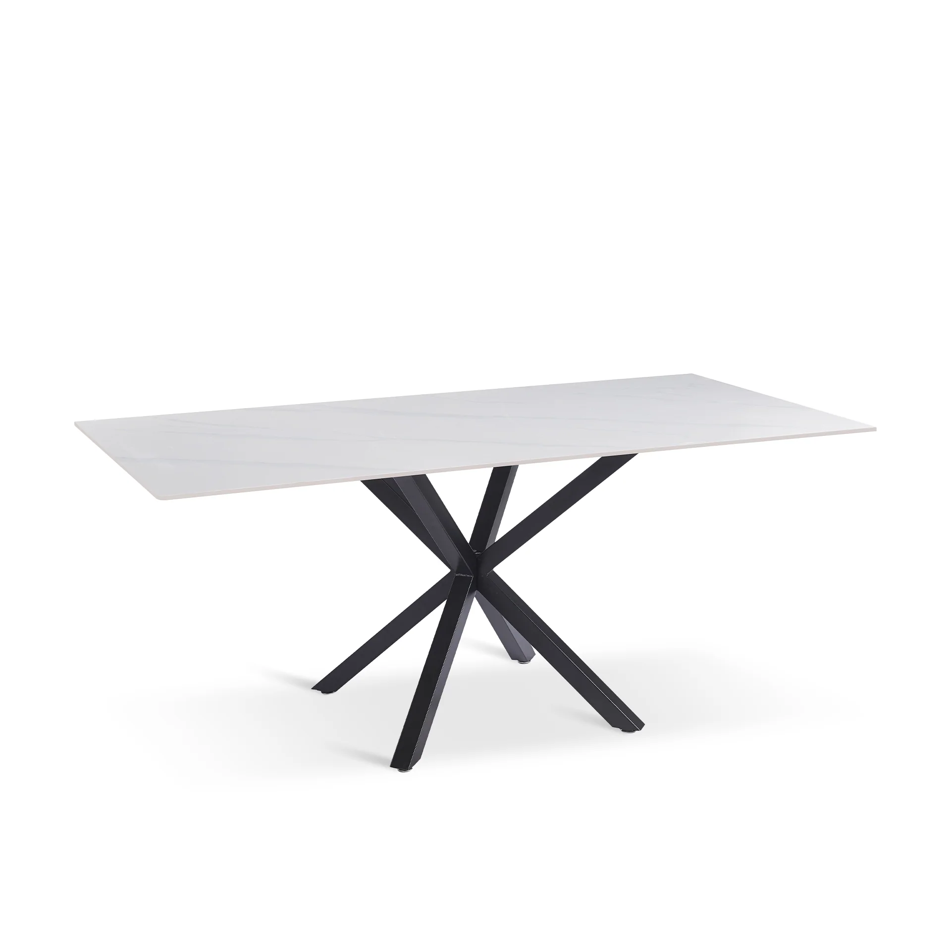 Frost Dining Table 180 x 90 x 78cm - White - Image 7