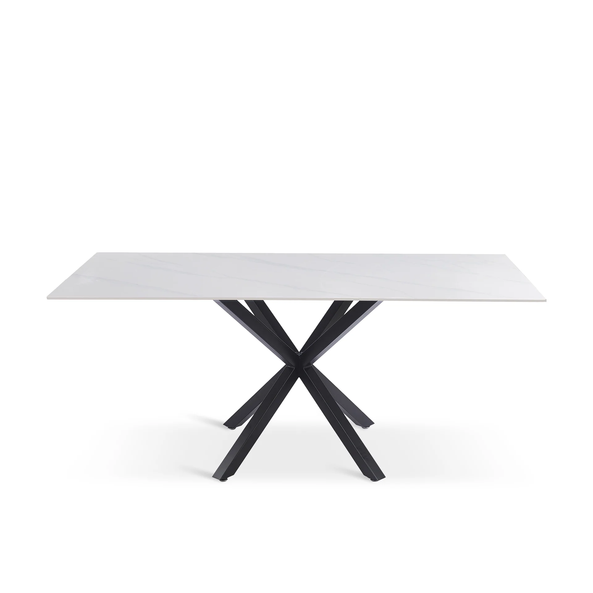 Frost Dining Table 180 x 90 x 78cm - White - Image 8