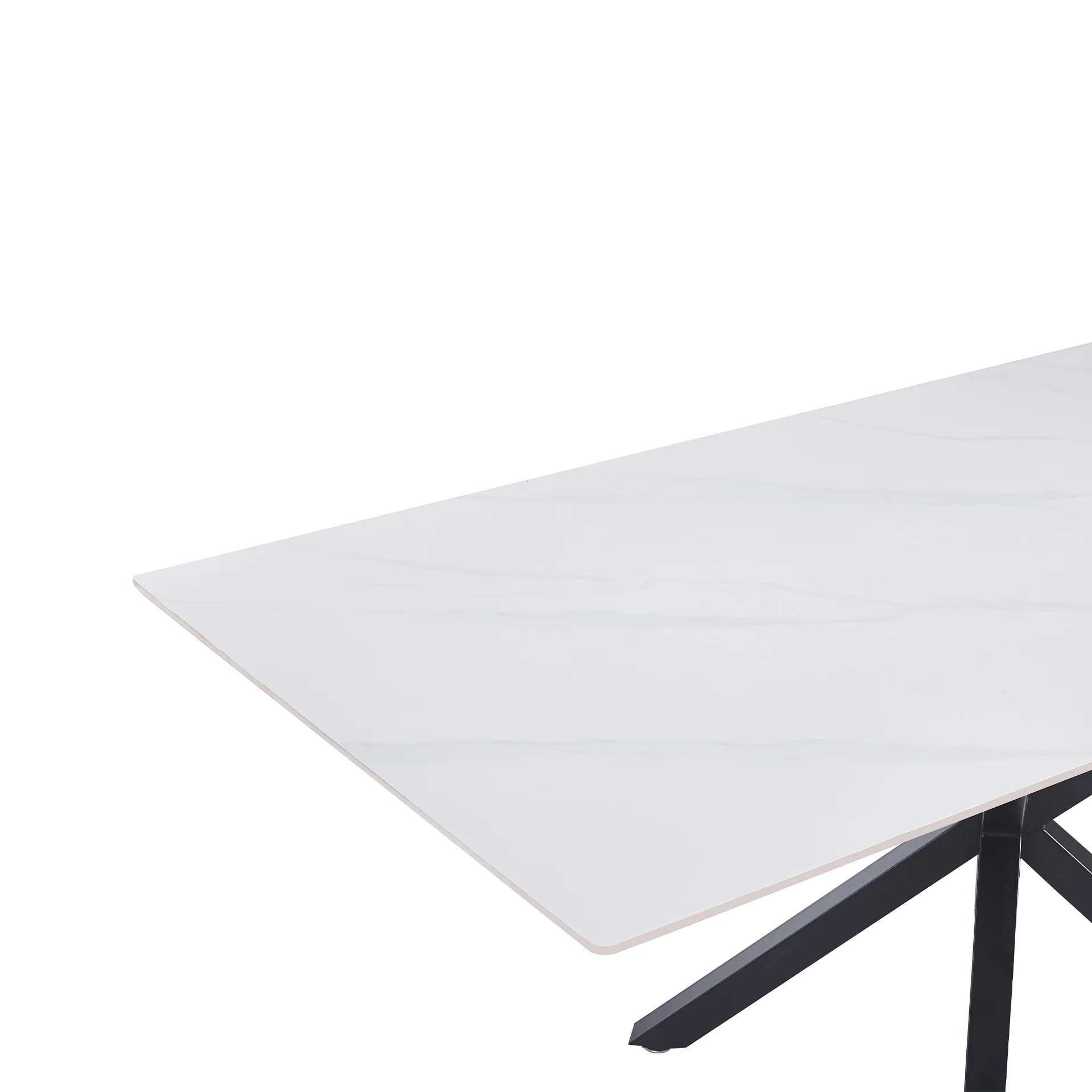 Frost Dining Table 180 x 90 x 78cm - White - Image 9