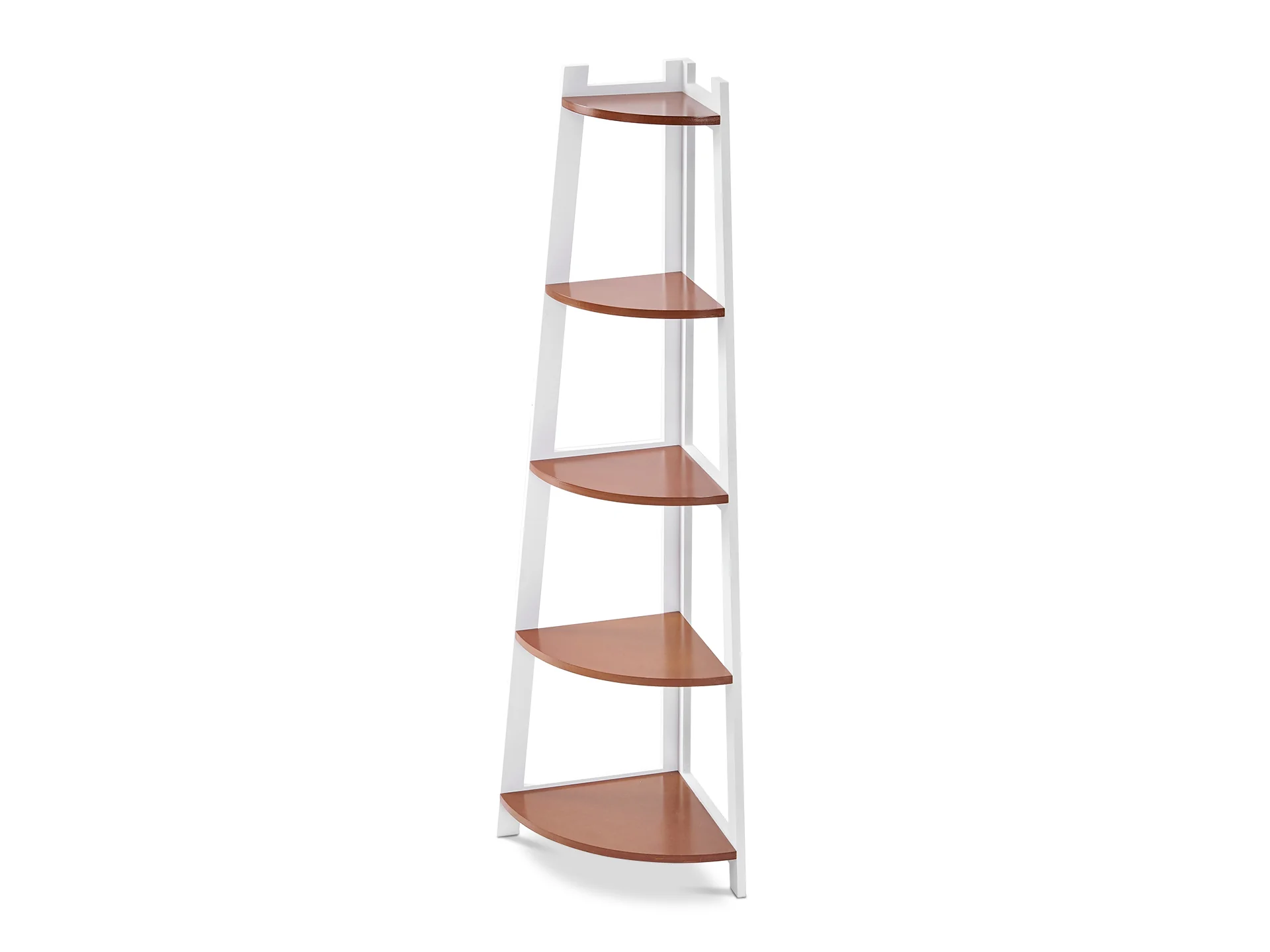 GLAZIER 5 Tier Corner Shelf - WHITE - Image 5