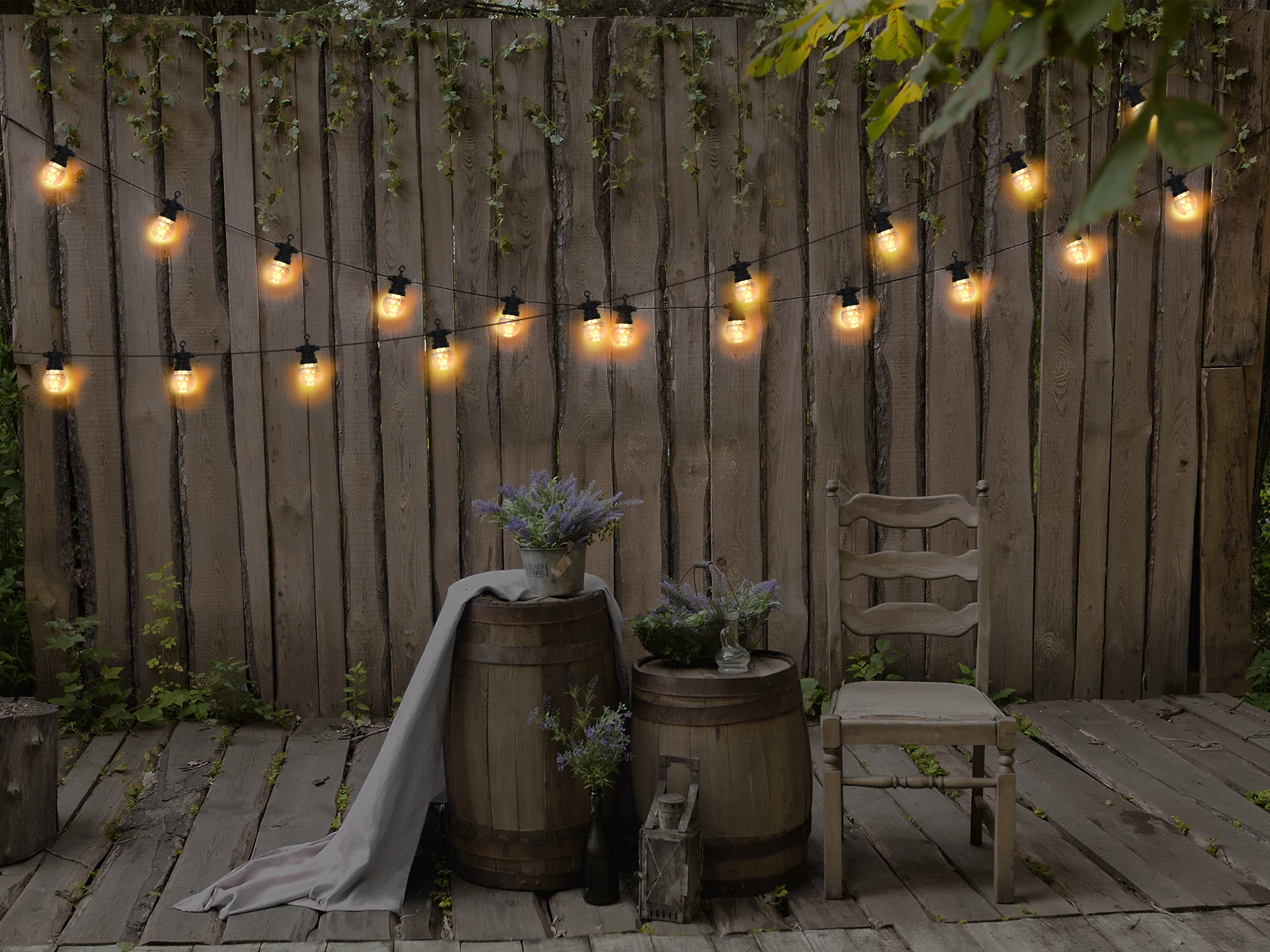 Globe 20 LED Festoon Lights String Lights 23m