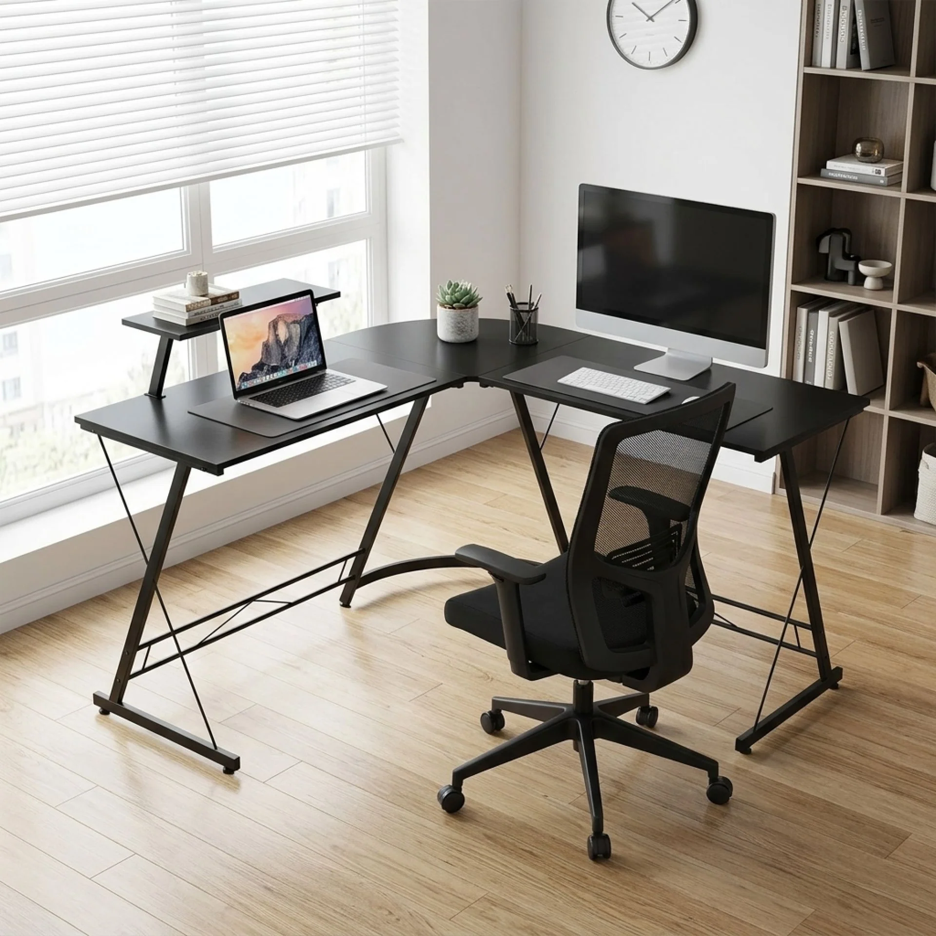 Greyson Computer Corner Desk - Black