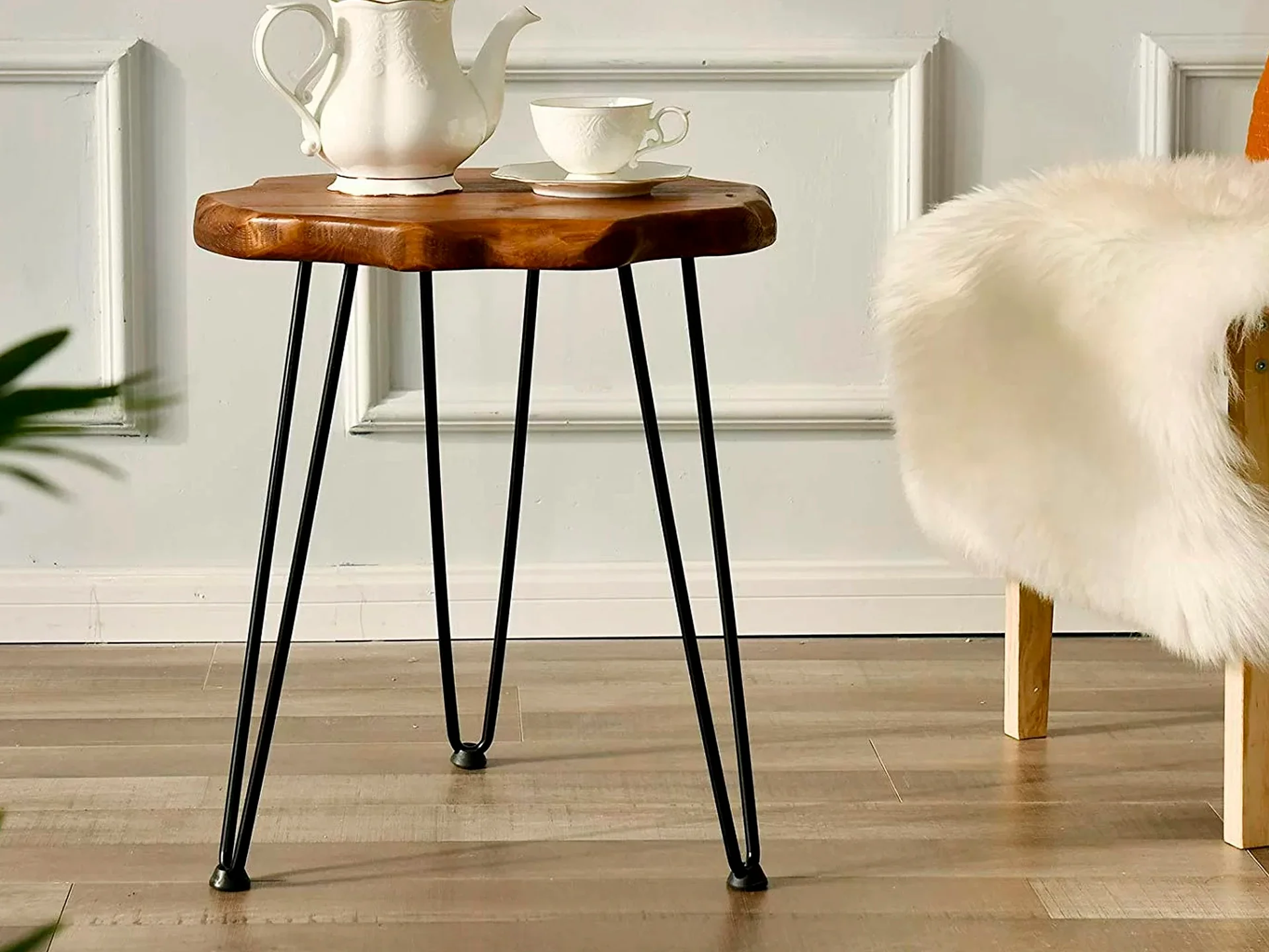 Hairpin Table Leg 2 Rod 25cm - Set of 4