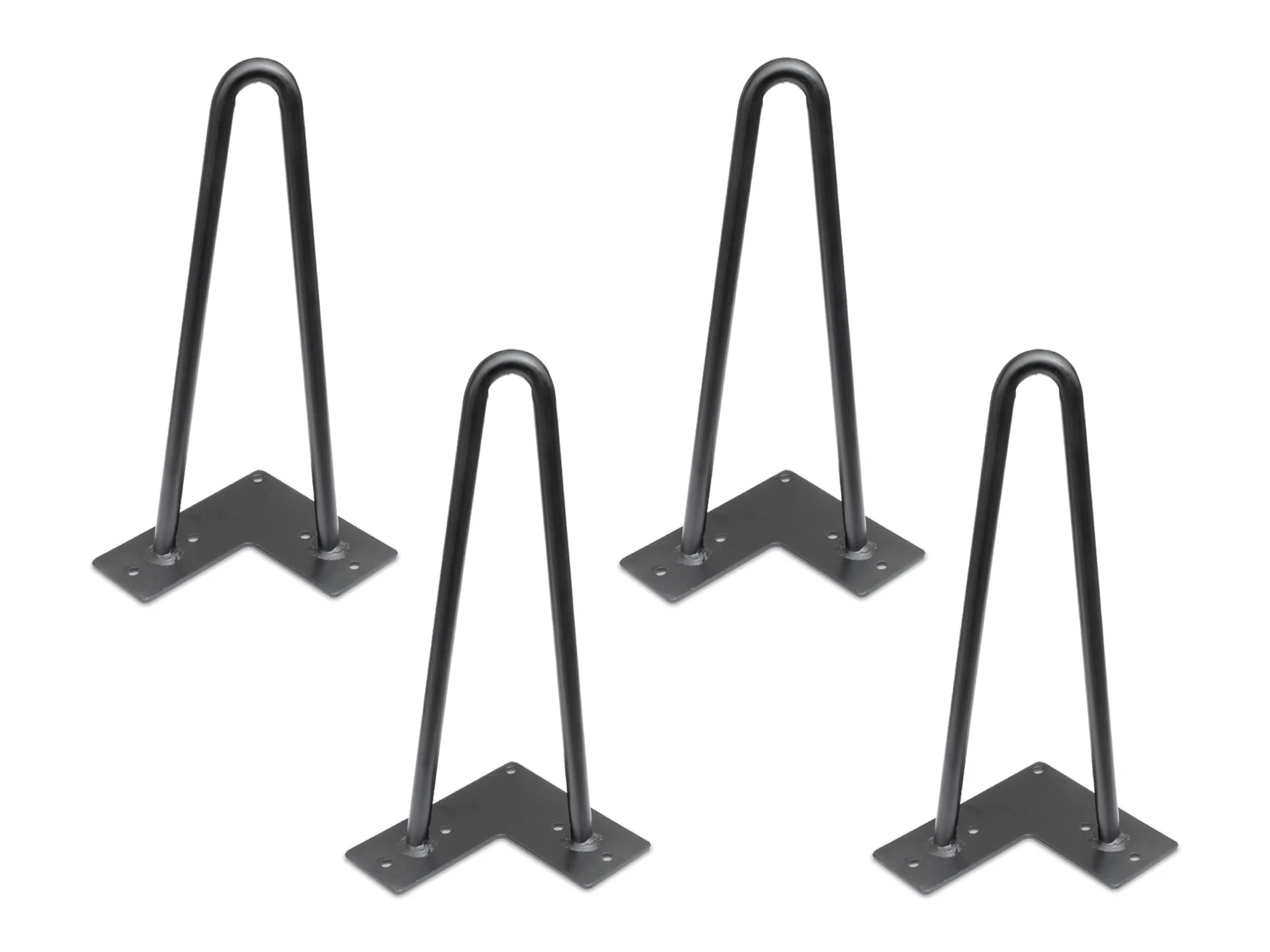 Hairpin Table Leg 2 Rod 25cm - Set of 4 - Image 2