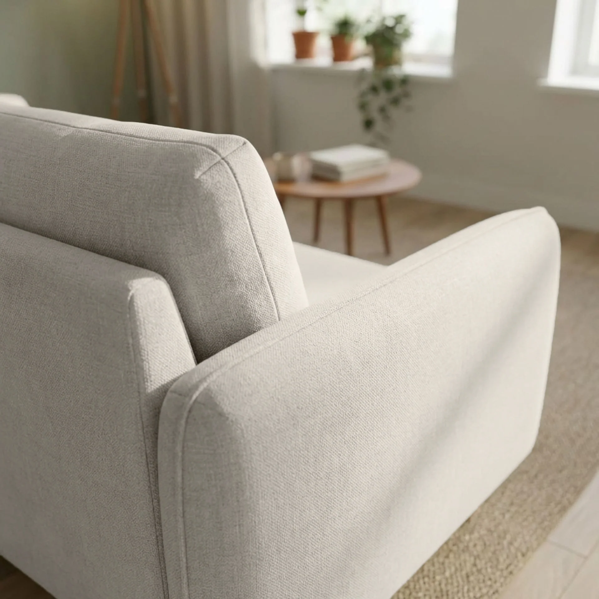 Harlan 3 Seater Sofa - Beige - Image 6