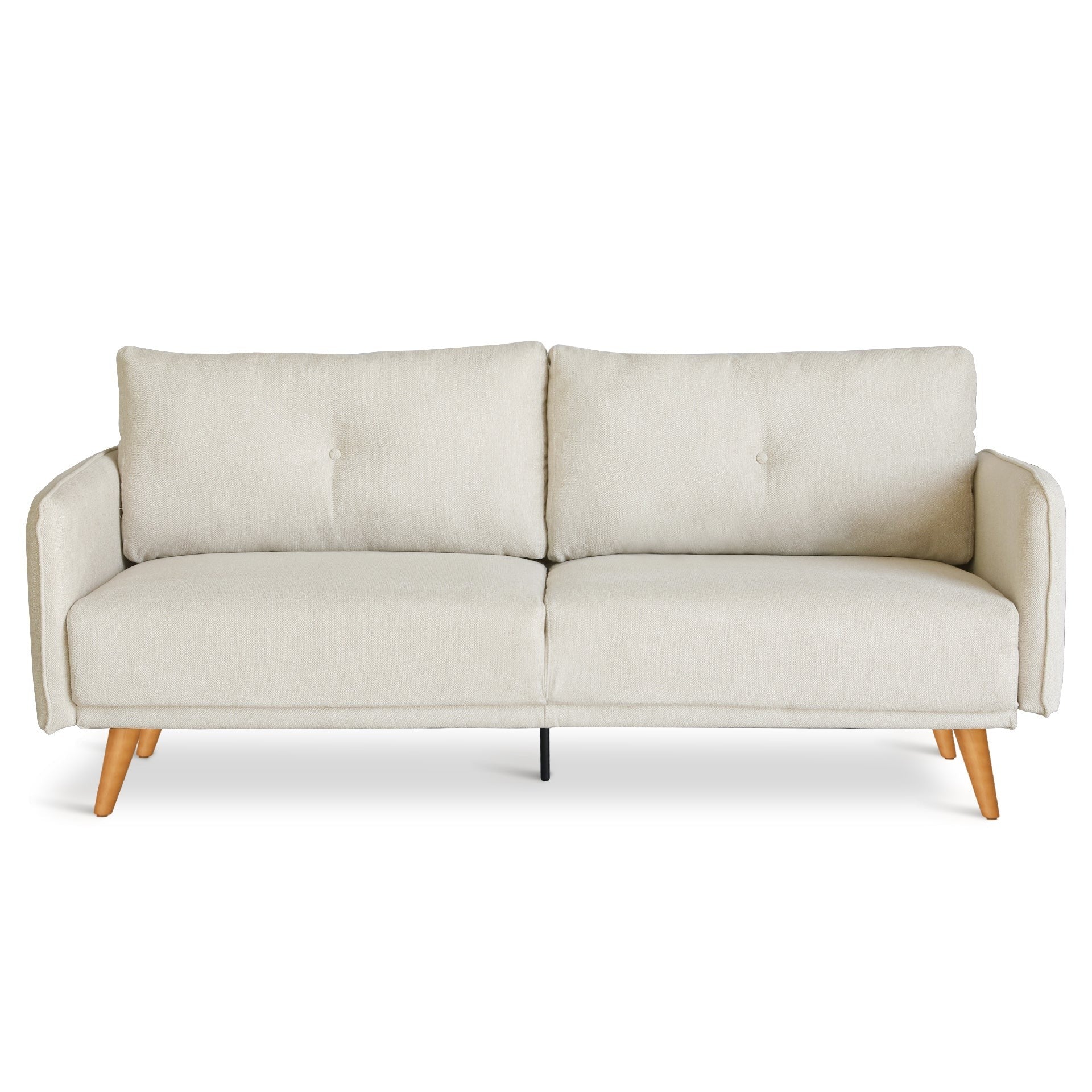 Harlan 3 Seater Sofa - Beige - Image 9