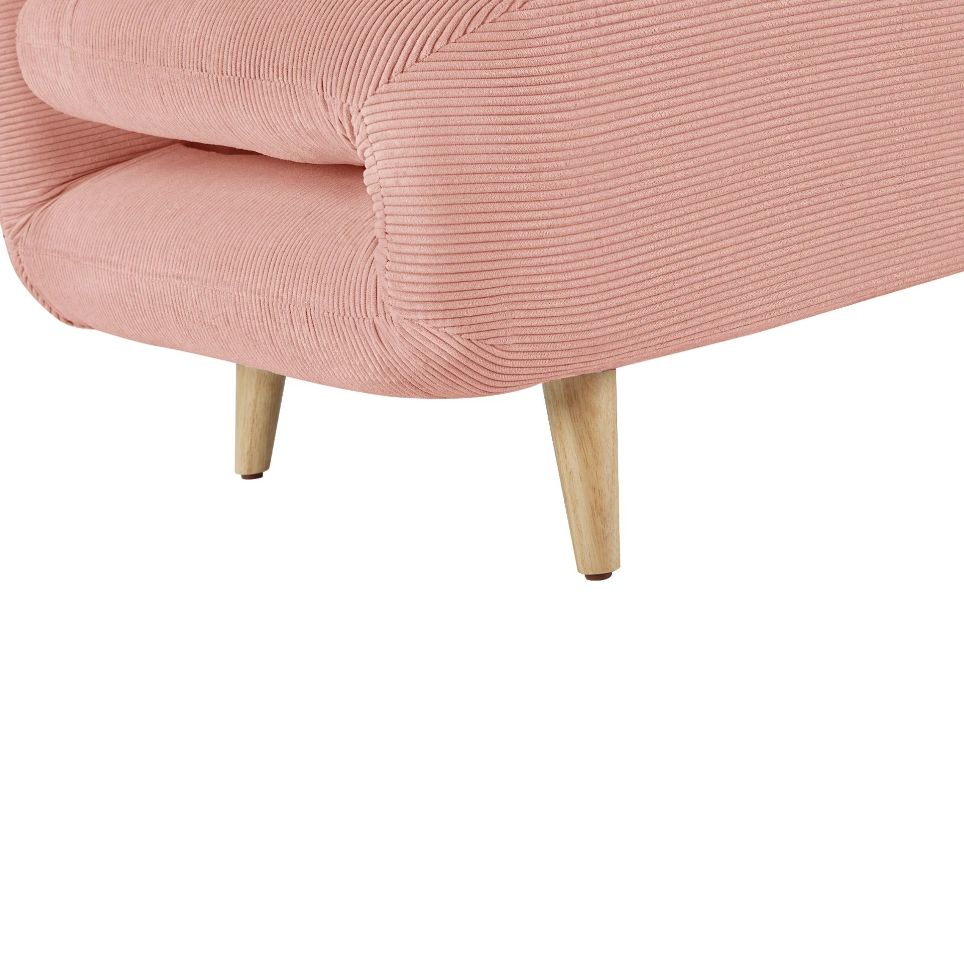Hastings 1 Seater Fold-Out Sofa Bed - Pink - Image 13