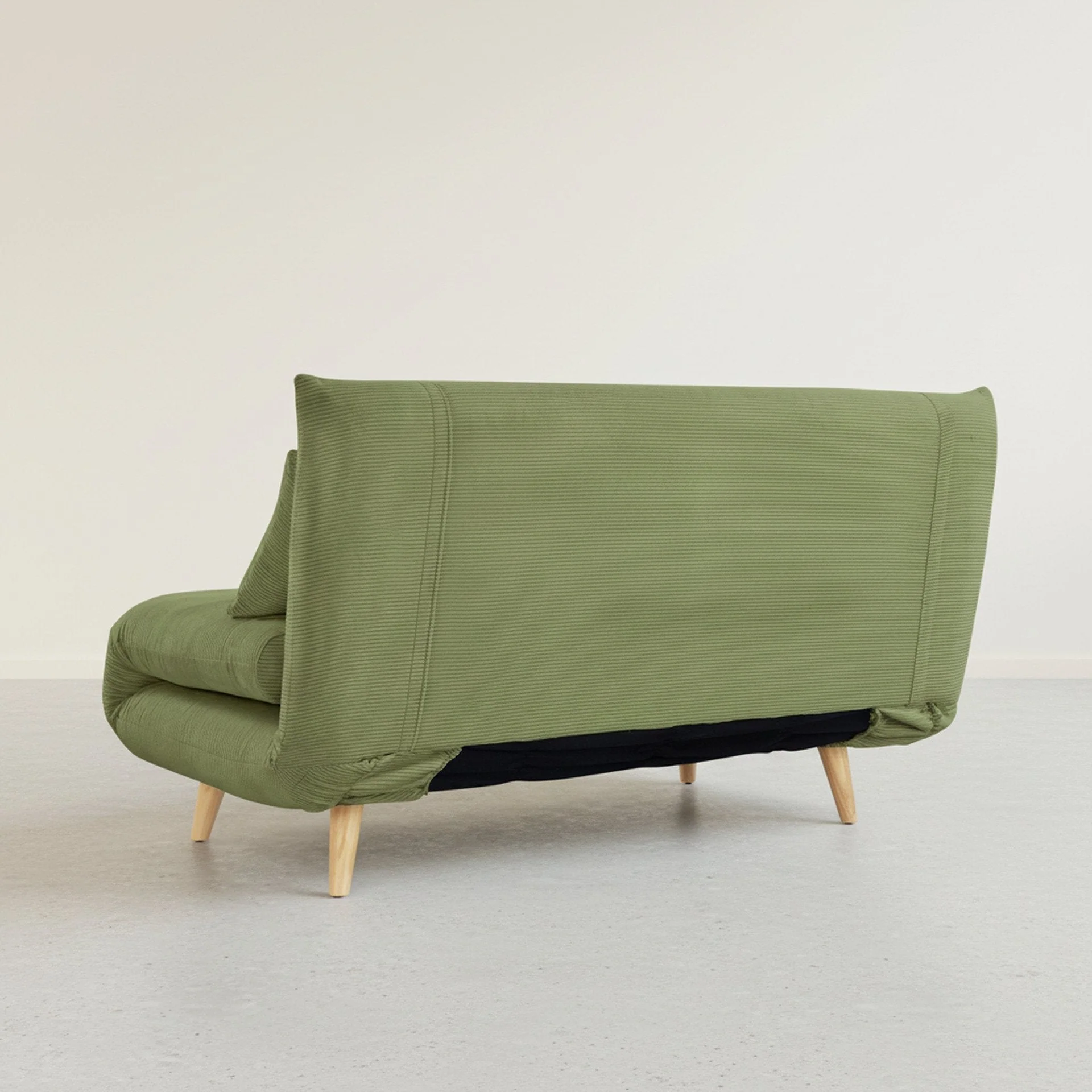 Hastings 2 Seater Fold-Out Sofa Bed - Olive - Image 16