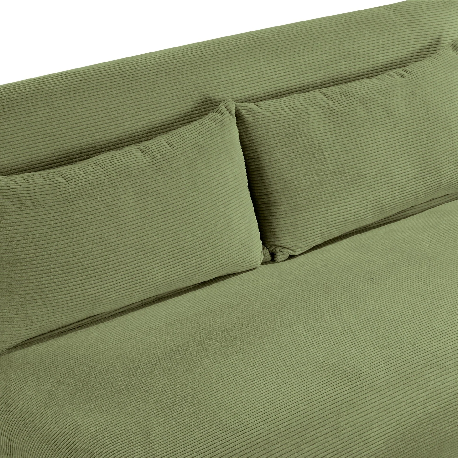 Hastings 2 Seater Fold-Out Sofa Bed - Olive - Image 18