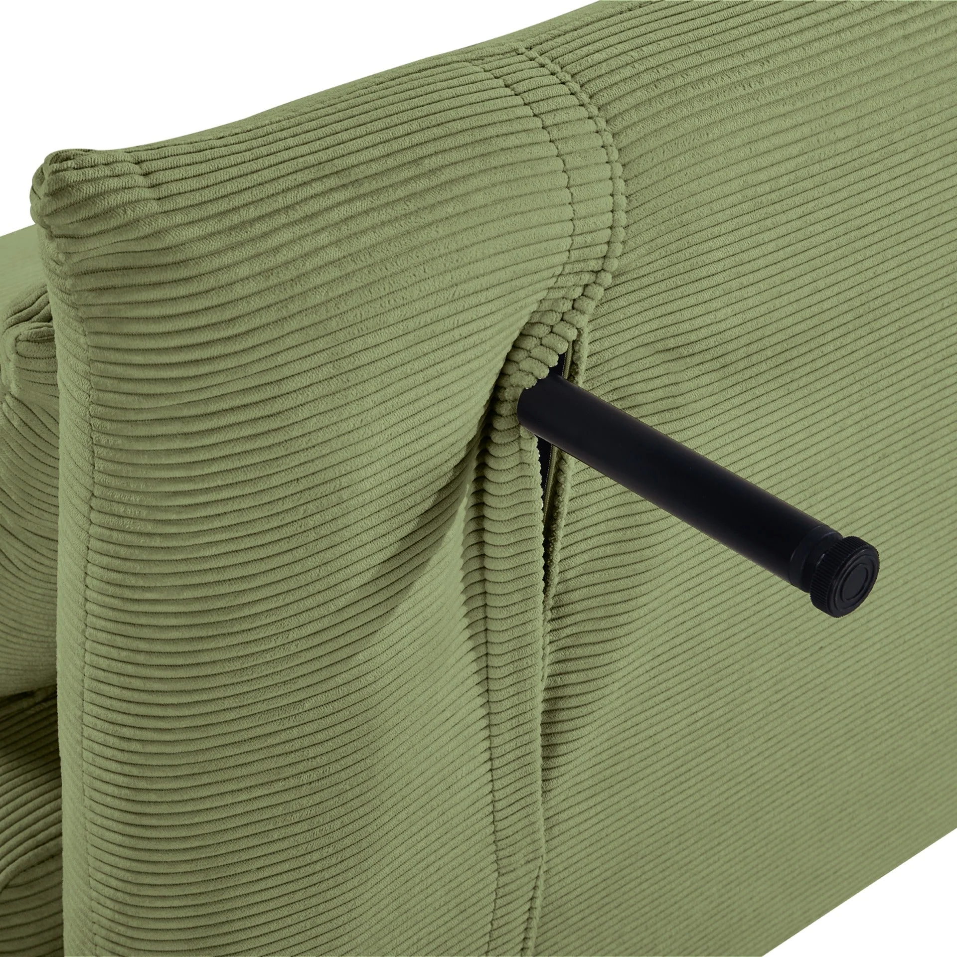 Hastings 2 Seater Fold-Out Sofa Bed - Olive - Image 21