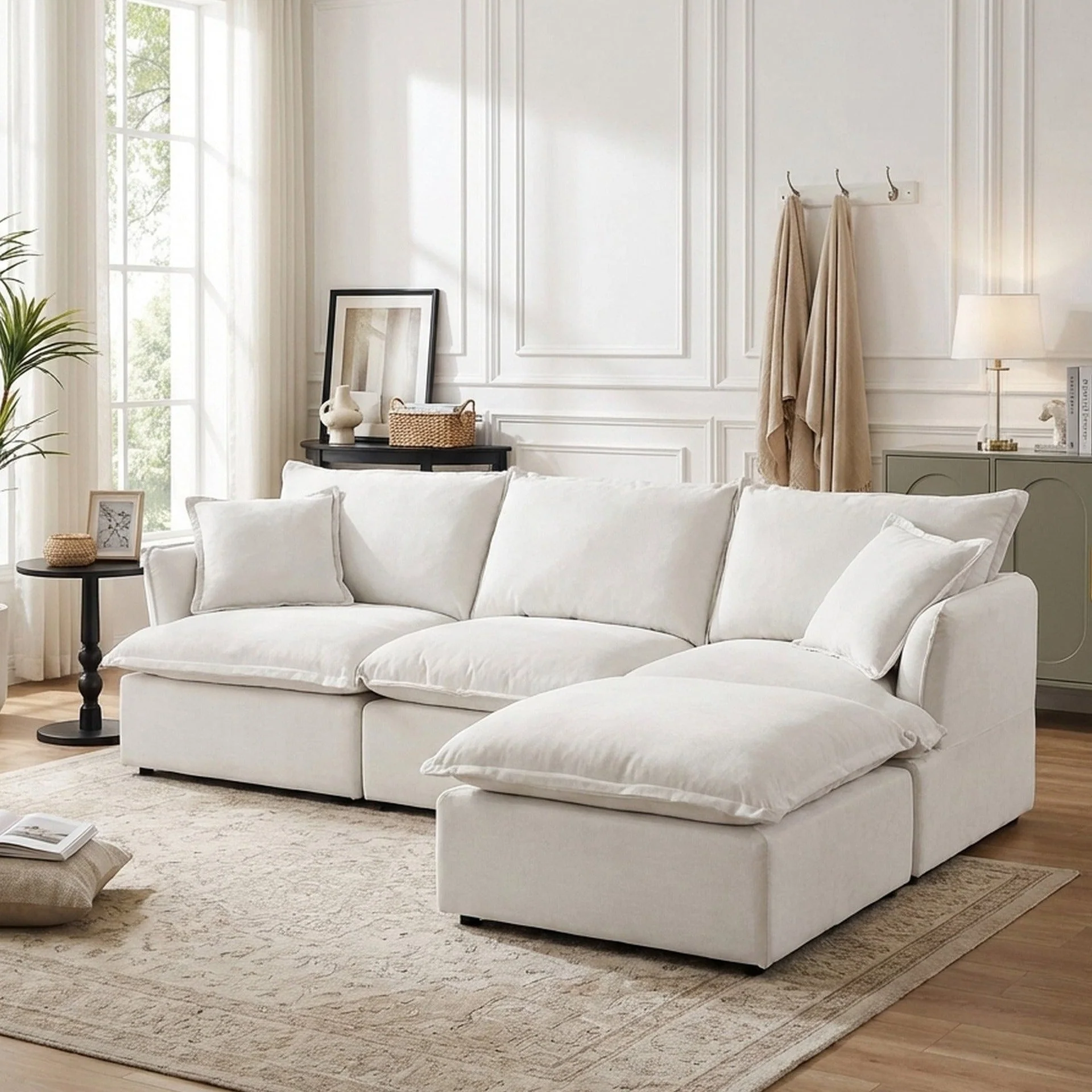 Haworth Modular Sofa - Silver Cloud - Image 2