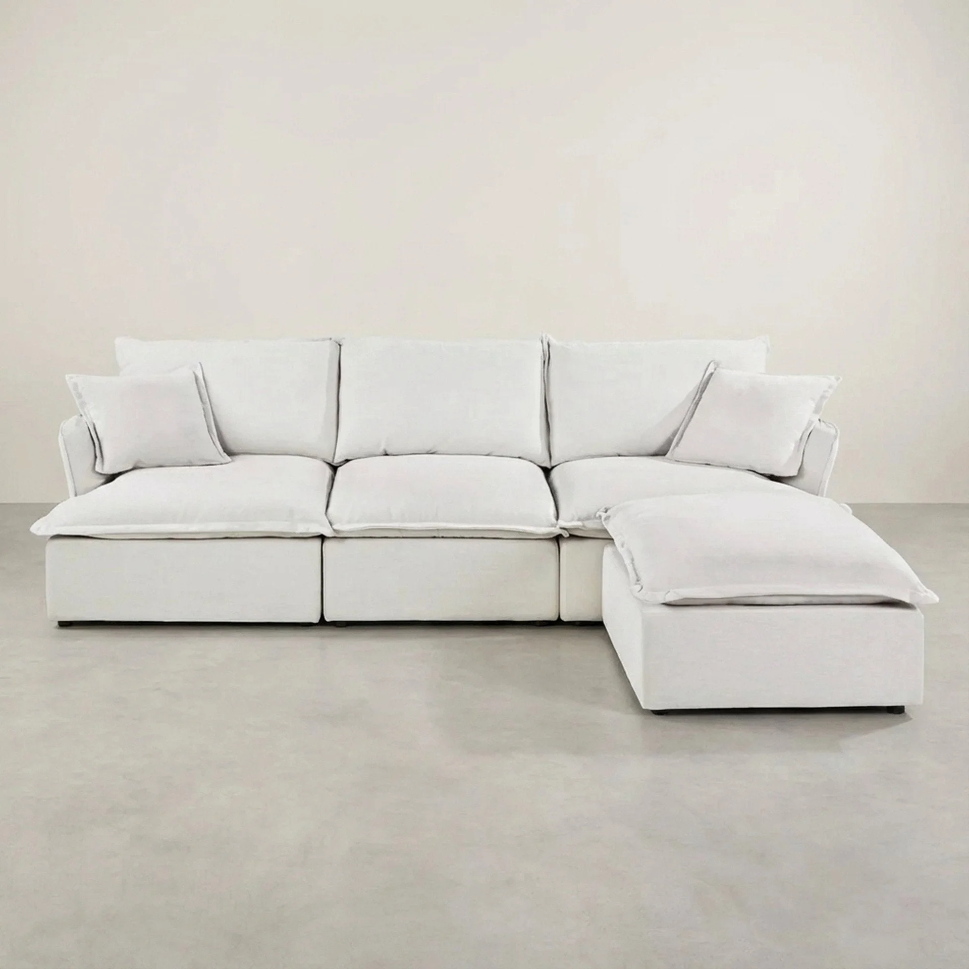 Haworth Modular Sofa - Silver Cloud - Image 7