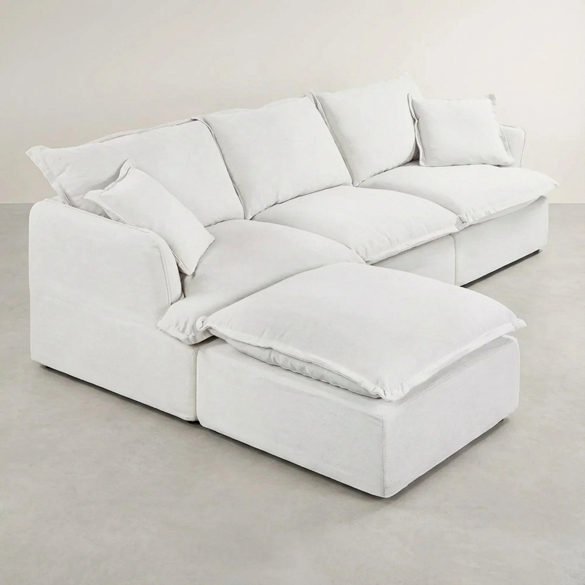Haworth Modular Sofa - Silver Cloud - Image 8